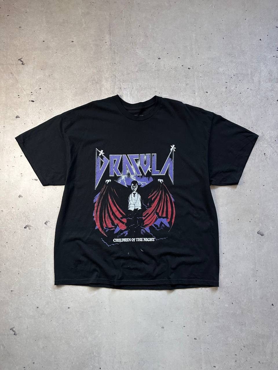 Anime × Vintage Dracula Children Of The Night Men’s Tee Anima Monsters Y2K Size US XL / EU 56 / 4 - 1 Thumbnail