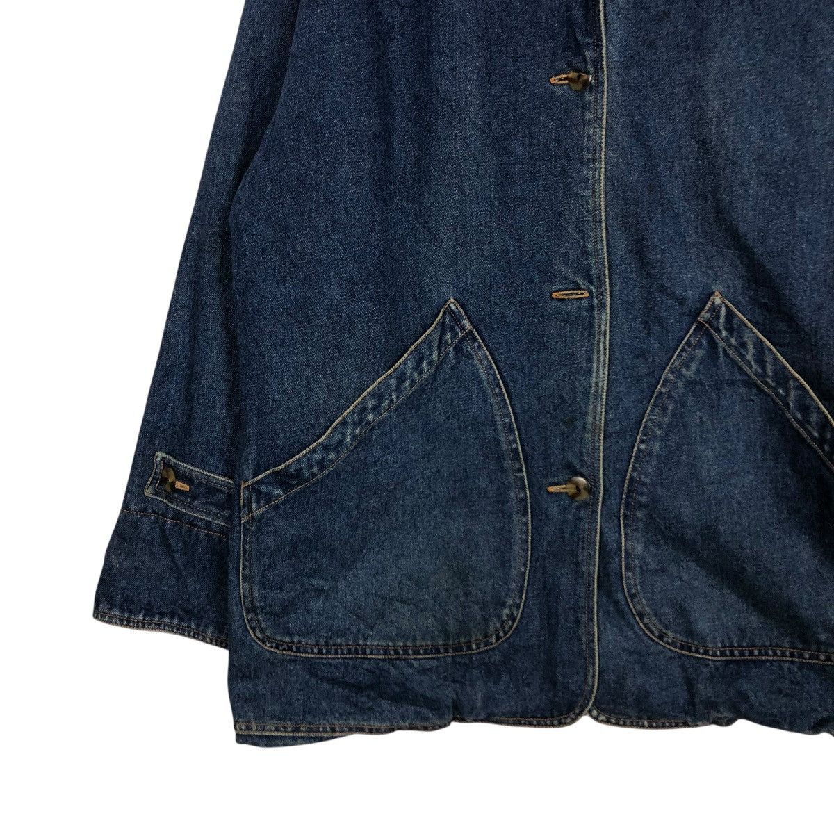 Vintage 🔥VINTAGE DENIM CHORE WORK JACKET BRANDON THOMAS BLANKET Size US M / EU 48-50 / 2 - 7 Thumbnail