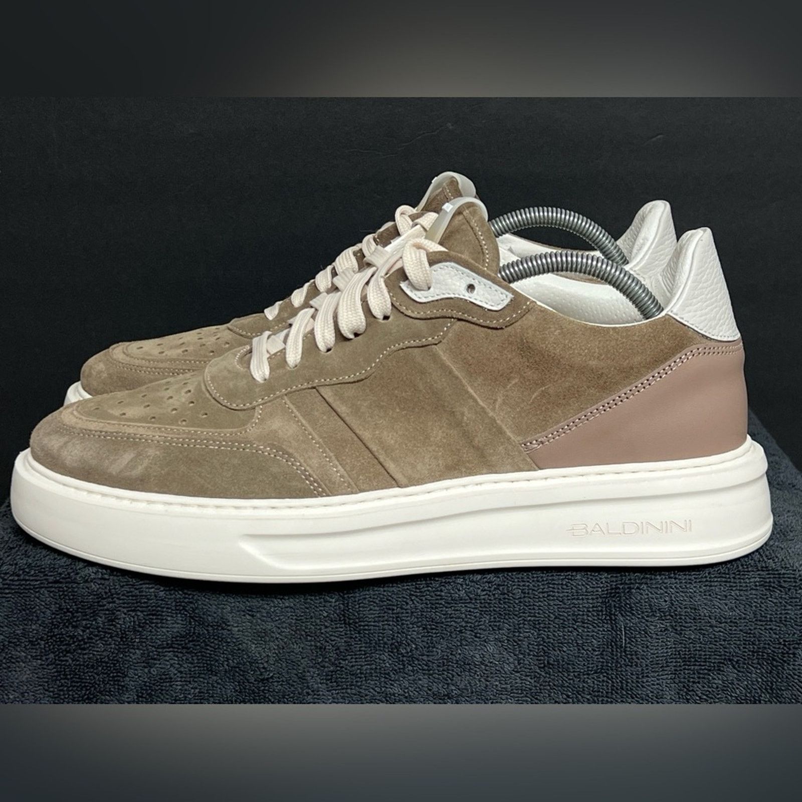 Baldinini Baldinini Brown Suede Leather Designer Shoes WORN ONCE $539 Size US 11 / EU 44 - 5 Thumbnail