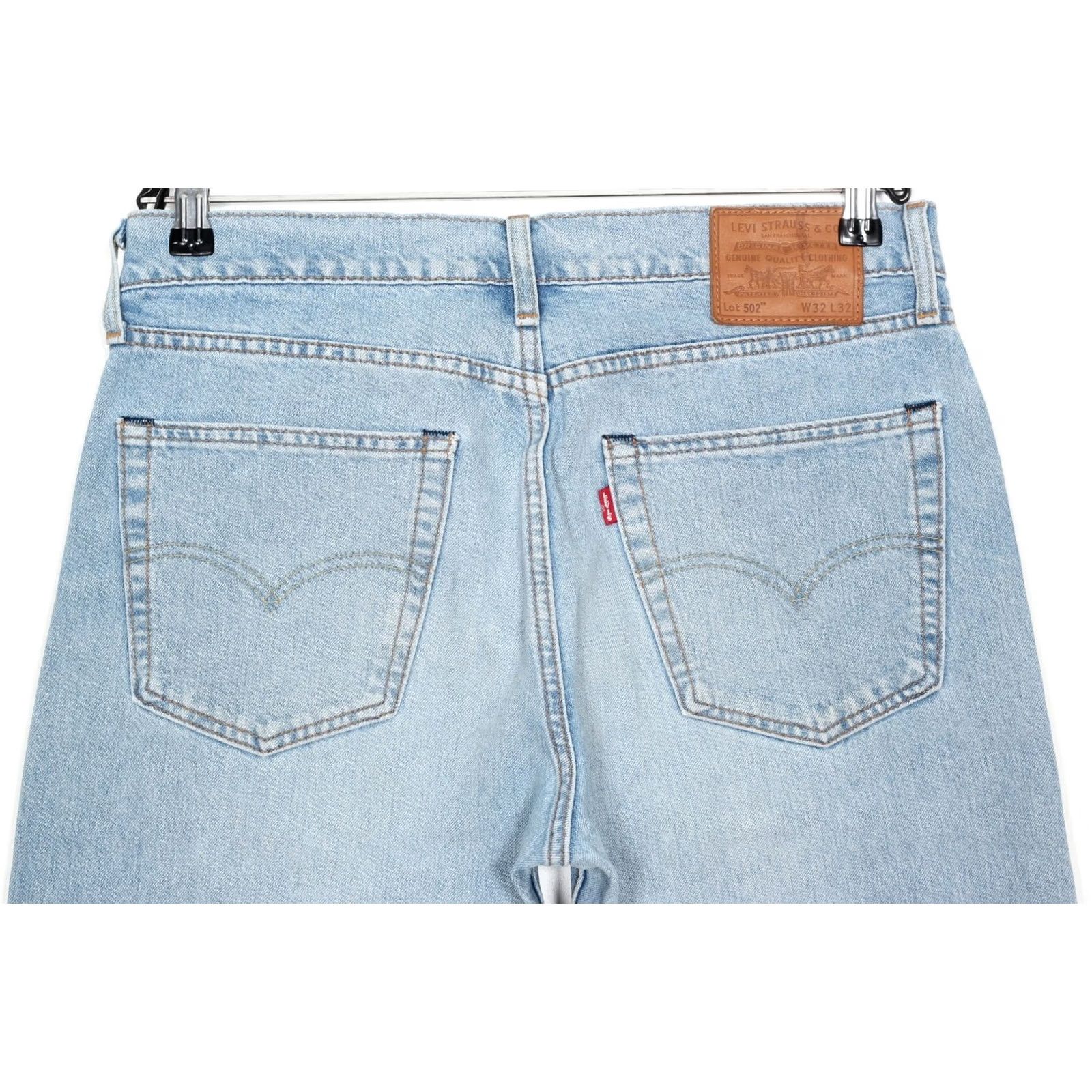Levi's LEVI’S PREMIUM 502 Big E Stretch Tapered Jeans Men Size W32 L32 32x30 Size US 32 / EU 48 - 3 Thumbnail
