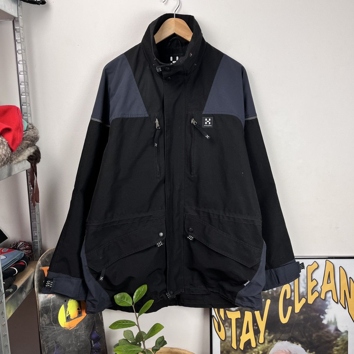 Haglofs Vintage Gorpcore Jacket Haglofs Windbreaker 90s Mountain Y2k Size US XL / EU 56 / 4 - 1 Thumbnail