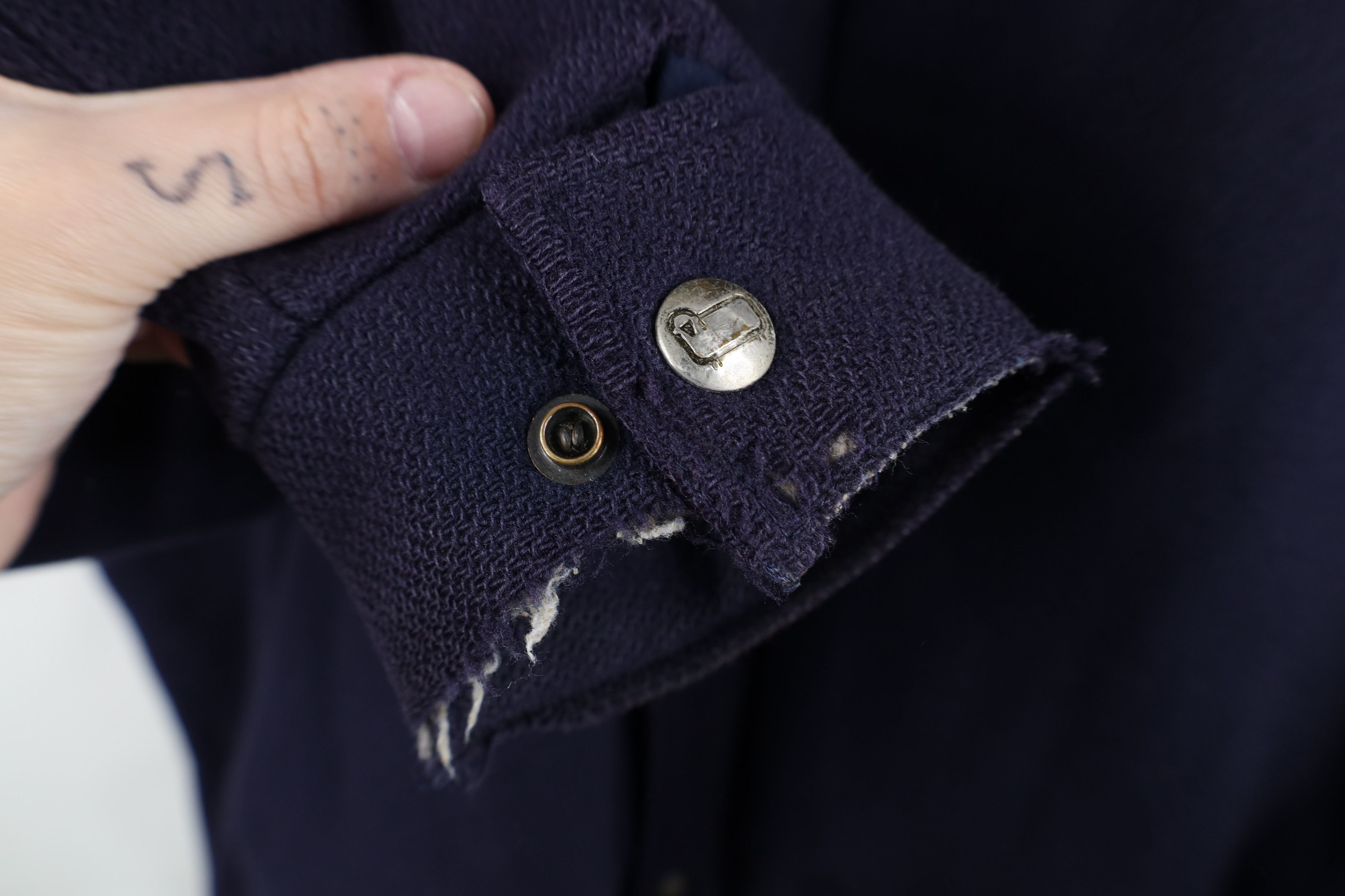 Woolrich Woolen Mills Vintage 90s Woolrich Full Zip Bomber Jacket Navy Blue USA Size US XL / EU 56 / 4 - 5 Thumbnail