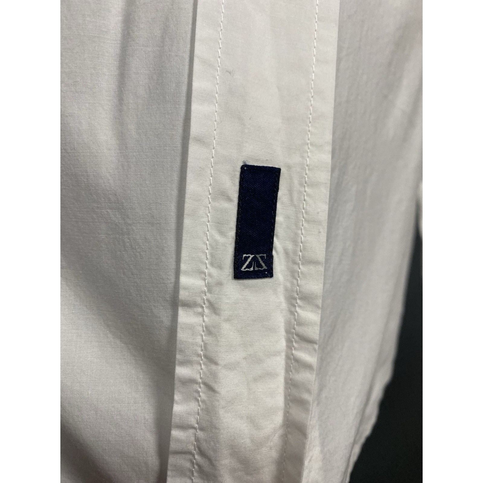 Ermenegildo Zegna Ermenegildo Zegna Men's White Longsleeve Dress Shirt Size L Size US L / EU 52-54 / 3 - 8 Thumbnail