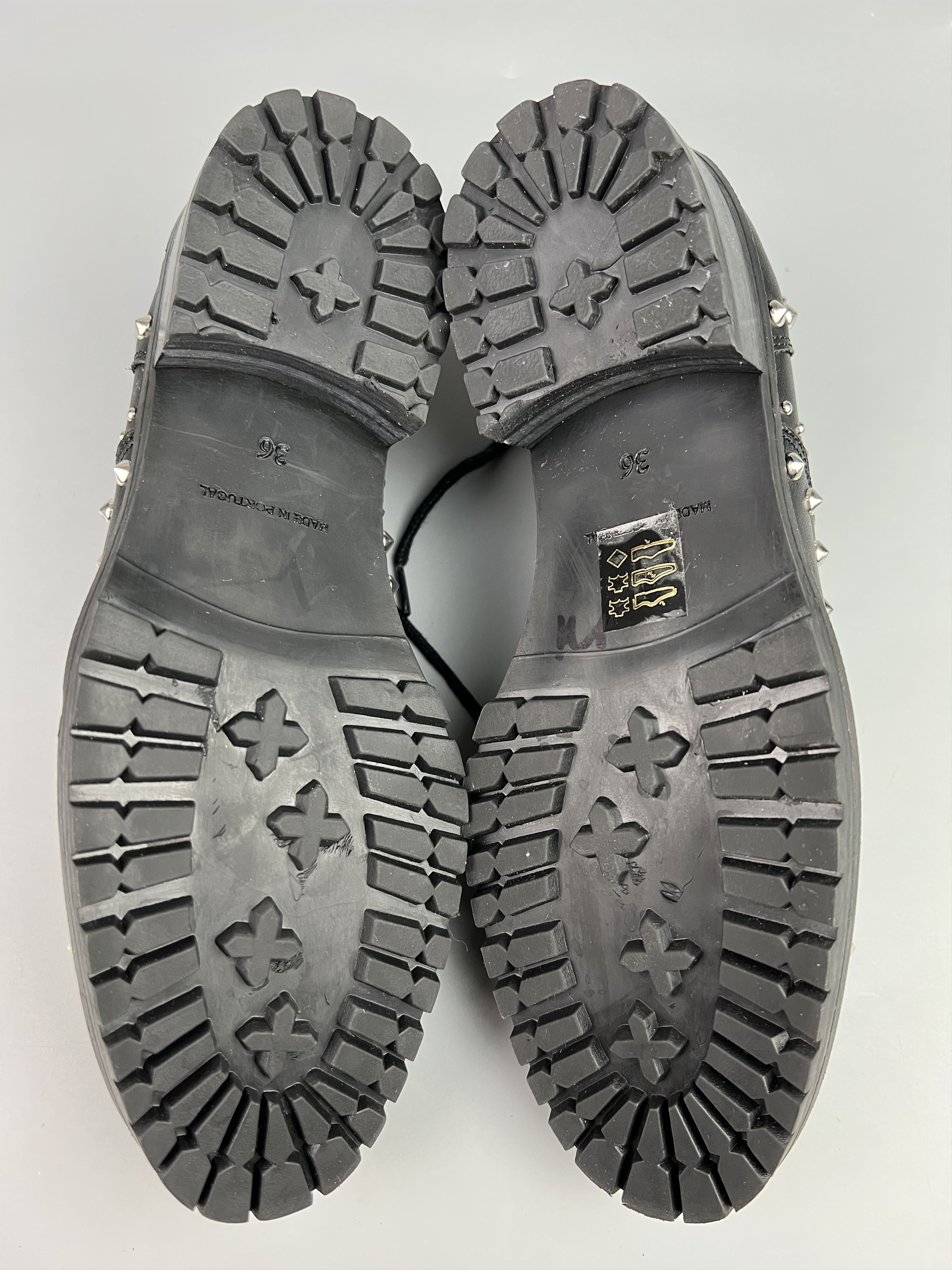 Designer × The Kooples The Kooples Studded Spike Leather Oxford Shoes Size 36 Size US 5 / IT 35 - 6 Thumbnail