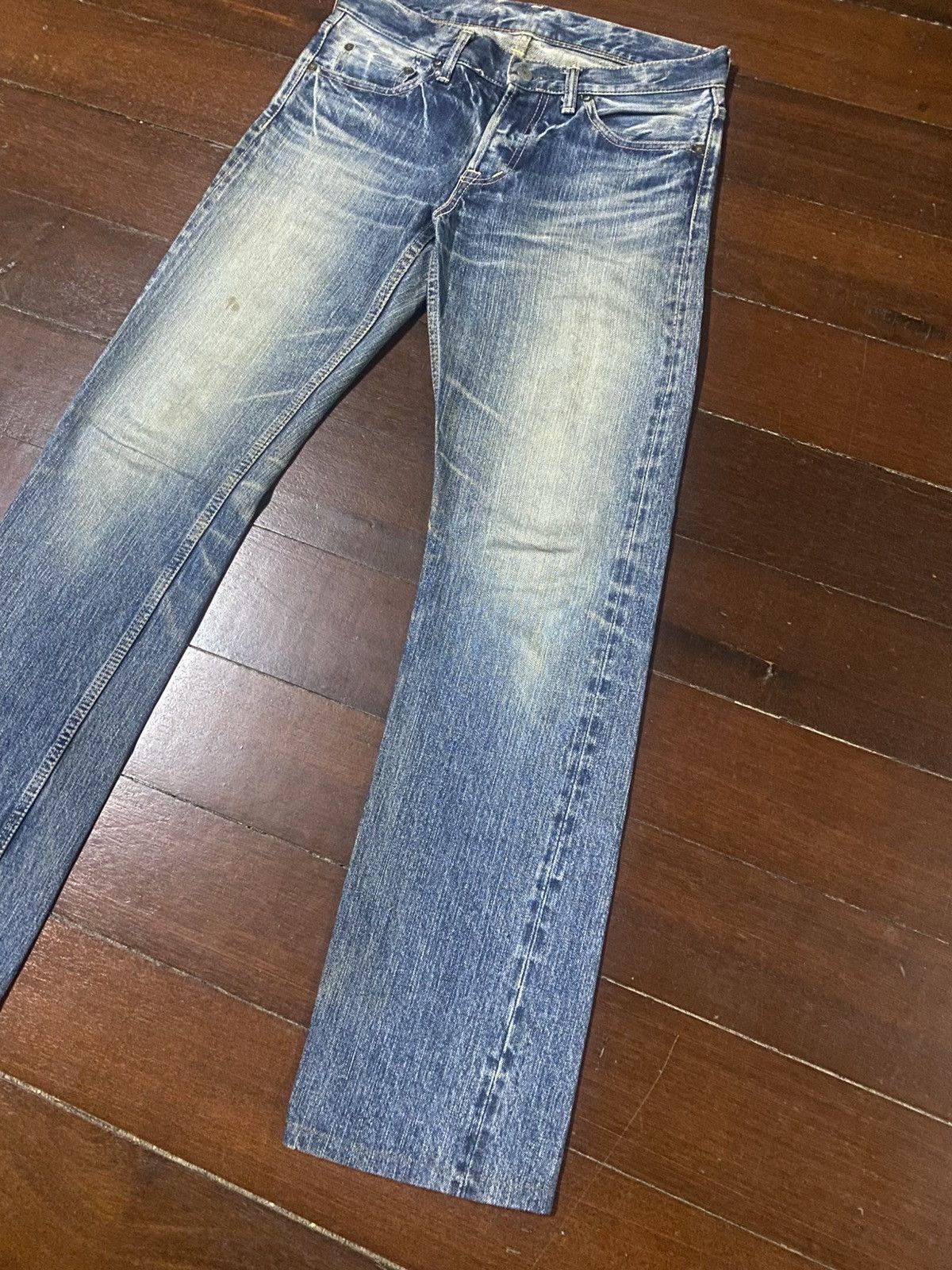 OMNIGOD Vintage omnigod mud wash flare selvedge jeans Size US 31 - 4 Thumbnail