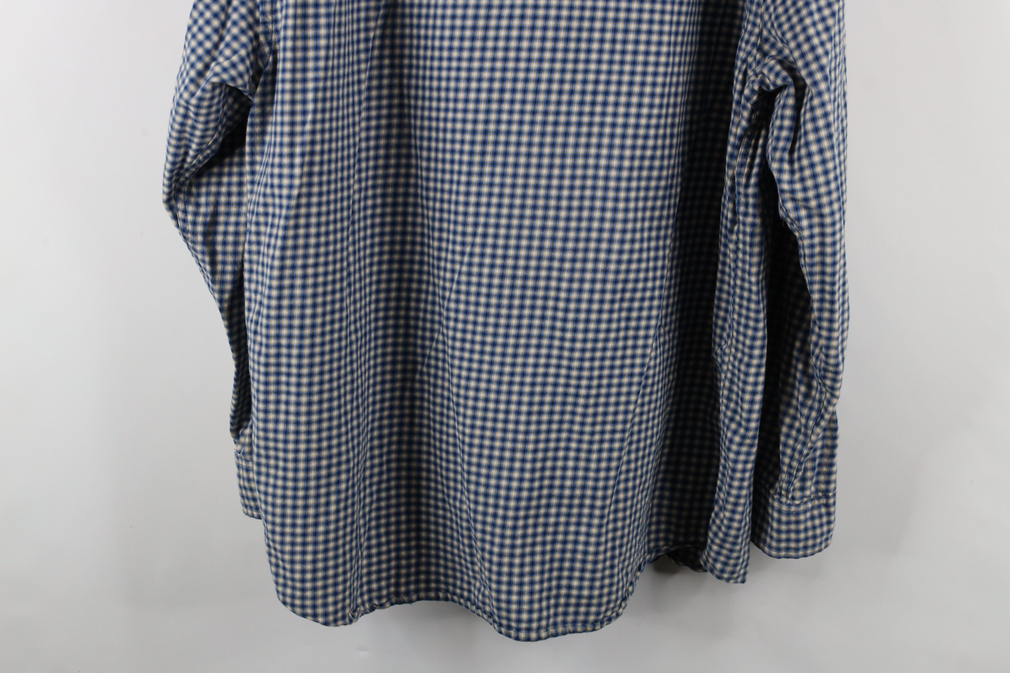 Nautica × Vintage Vintage 90s Nautica Flannel Collared Button Shirt Plaid Size US XL / EU 56 / 4 - 13 Thumbnail