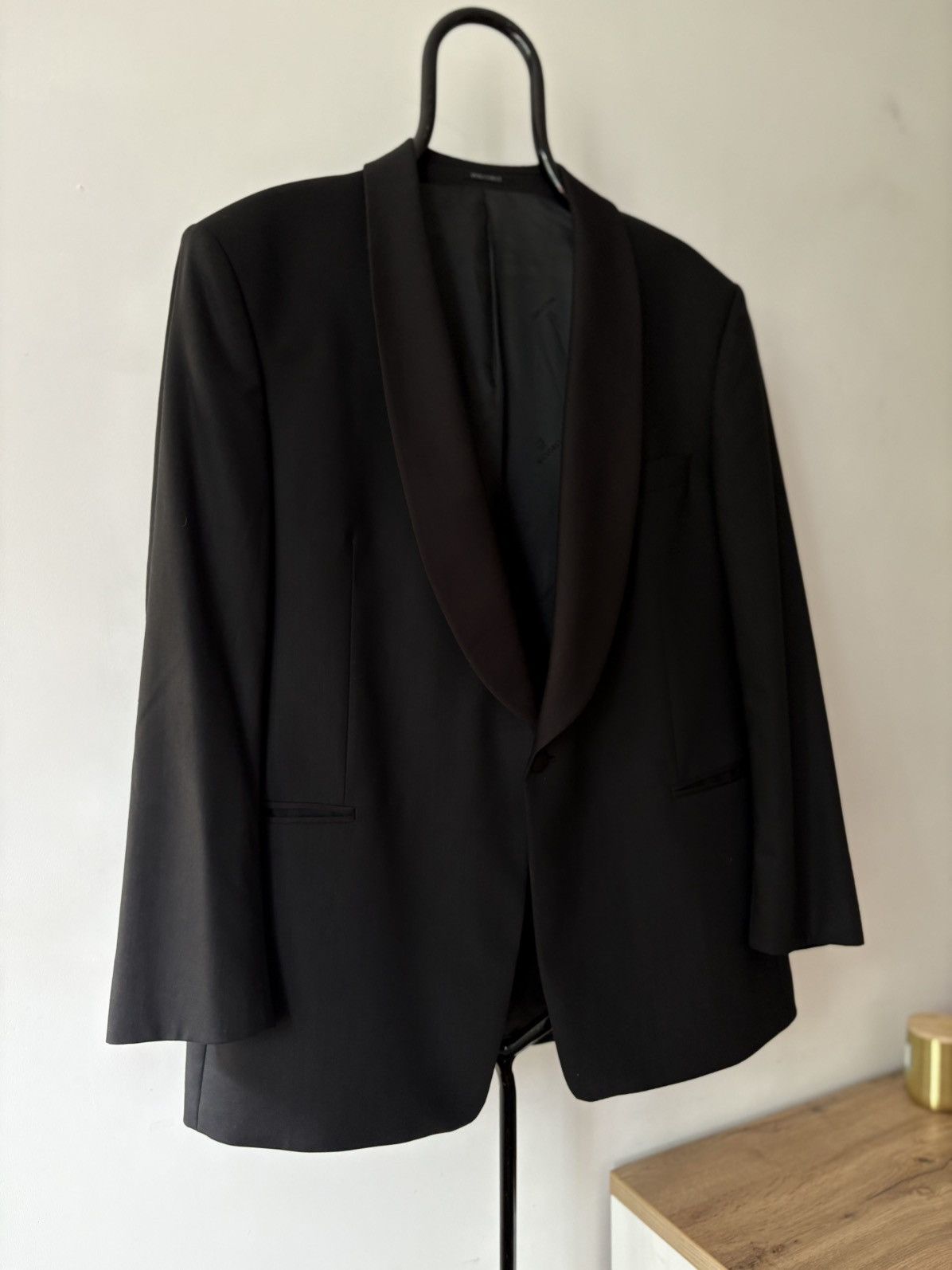 Designer × Vintage Wilvorst Men’s Tuxedo – 100% Wool – Classic Elegance Size 46L - 5 Thumbnail