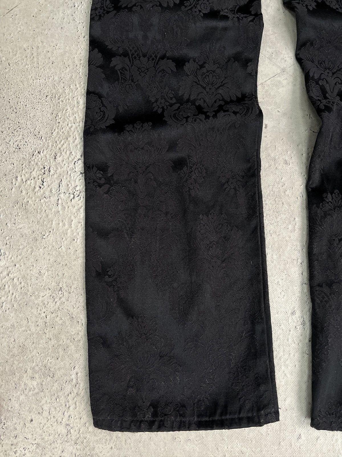 Tornado Mart Tornado Mart style Black opium printed gothic pants Size US 35 - 8 Thumbnail
