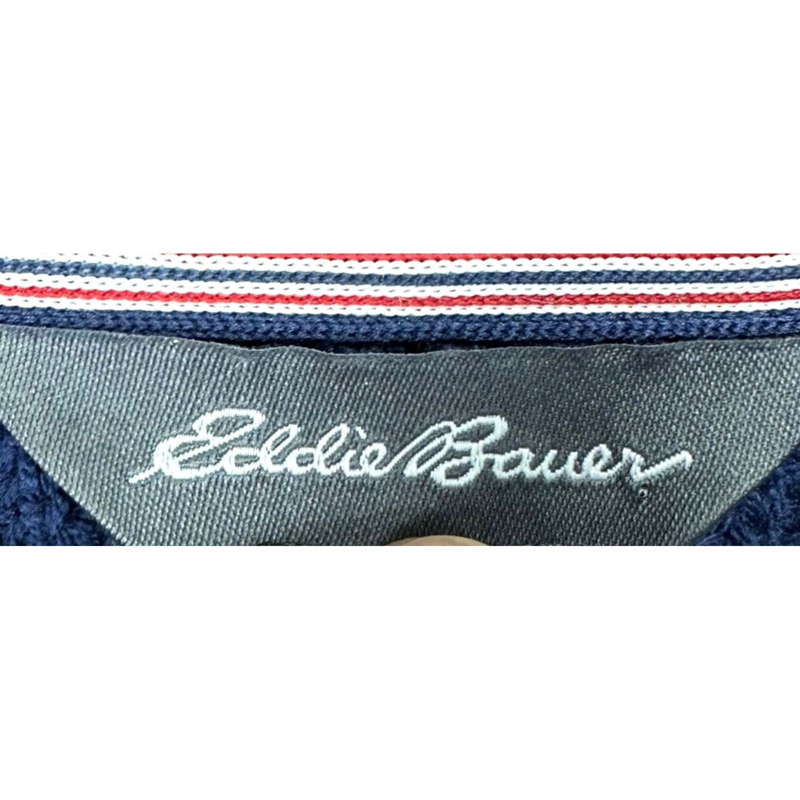 Eddie Bauer Eddie Bauer Sweater Mens Large Blue Knit Henley Pullover Sweatshirt Long Sleeve Size US L / EU 52-54 / 3 - 5 Thumbnail