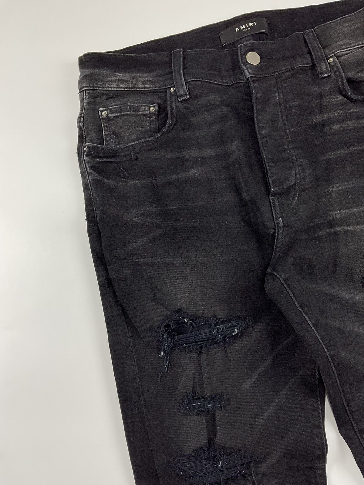 Amiri Amiri MX1 Vintage Tee Animation Patch Jeans Size US 33 - 3 Thumbnail
