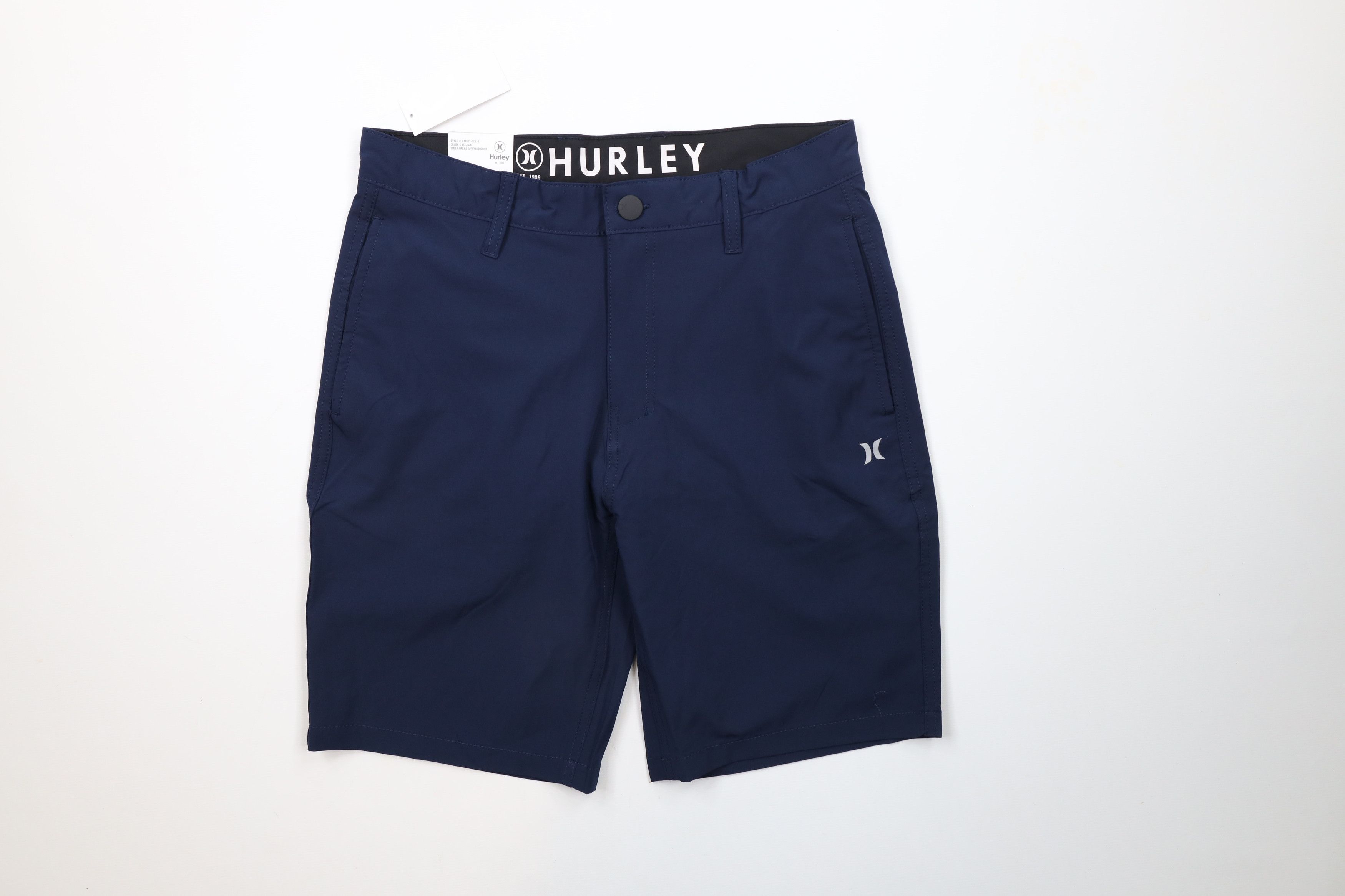 Hurley × Vintage New Hurley All Day Hybrid Shorts Stretch Blue Reflective Size US 30 / EU 46 - 1 Thumbnail