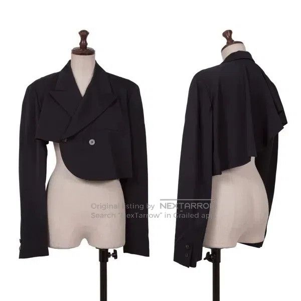 Comme des Garcons Comme Des Garcons size F Black vintage short design top Size S / US 4 / IT 40 - 1 Thumbnail