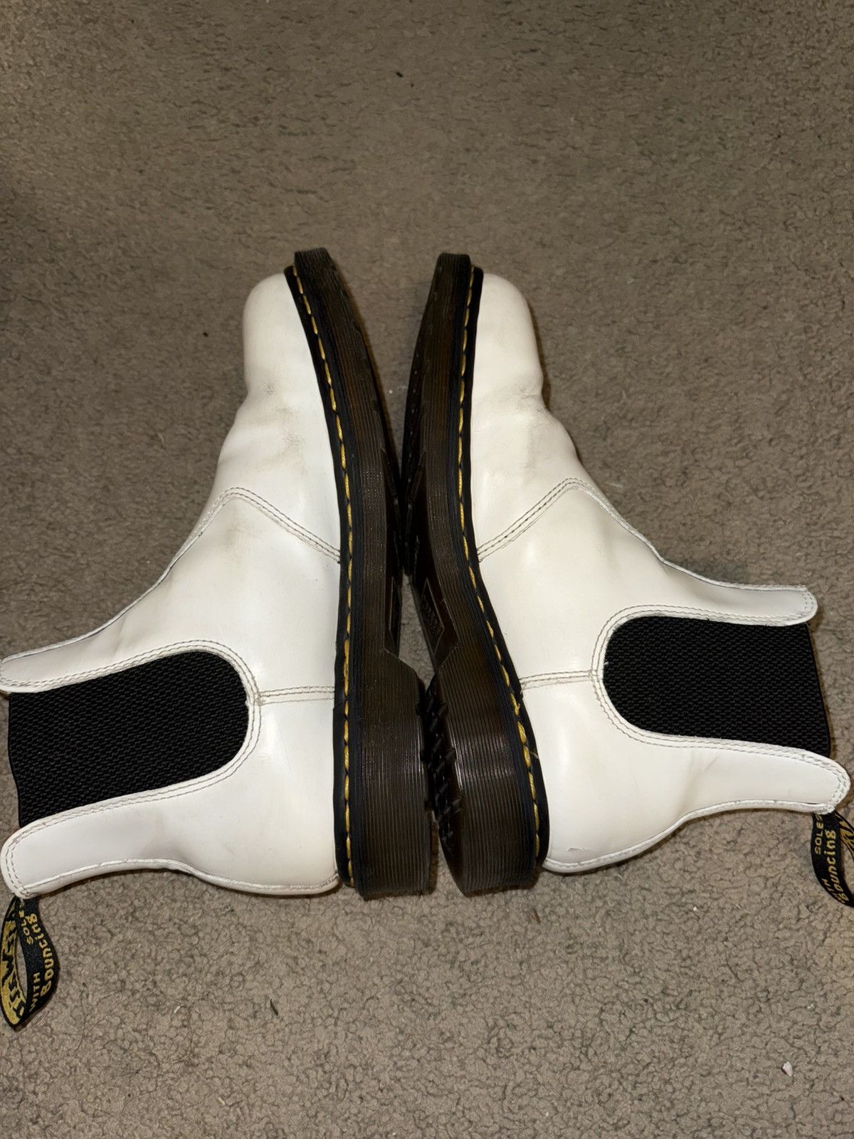 Dr. Martens White Boots Size US 11 / EU 44 - 7 Thumbnail
