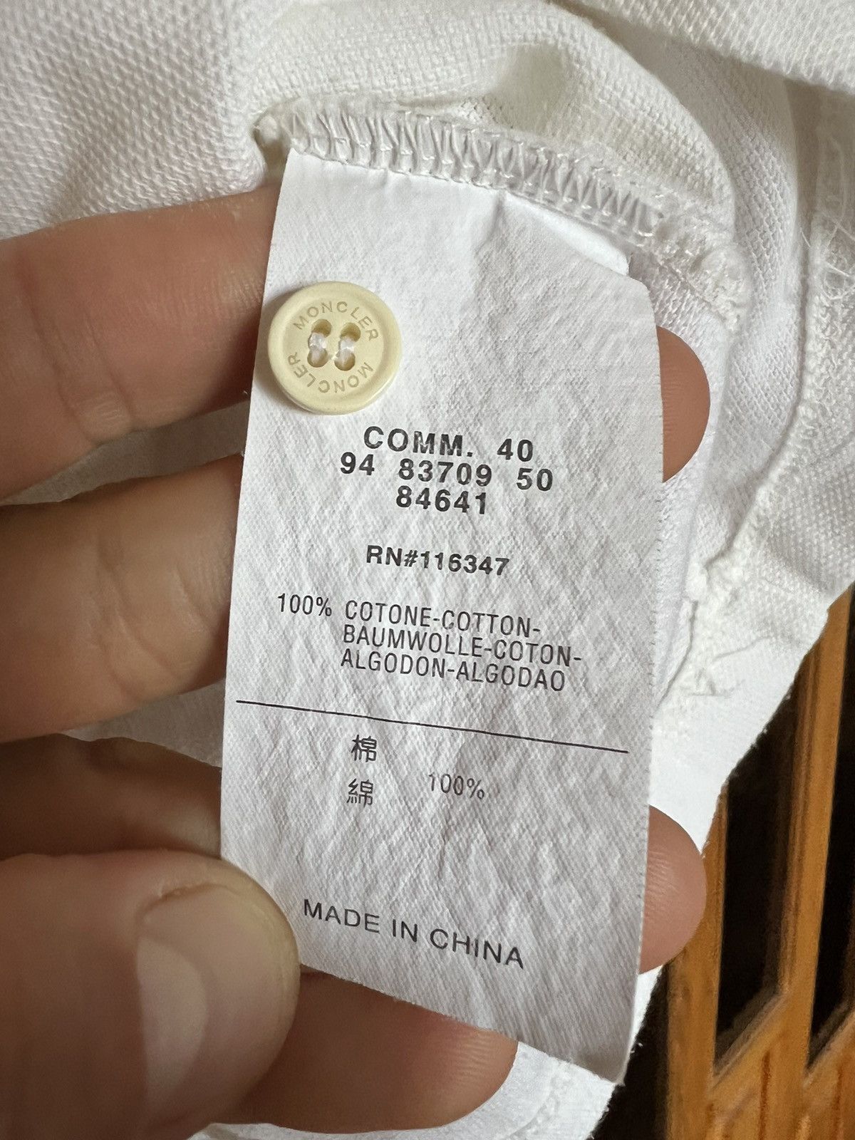 Moncler Moncler polo t-shirt embroidered big logo Size S / US 4 / IT 40 - 5 Thumbnail