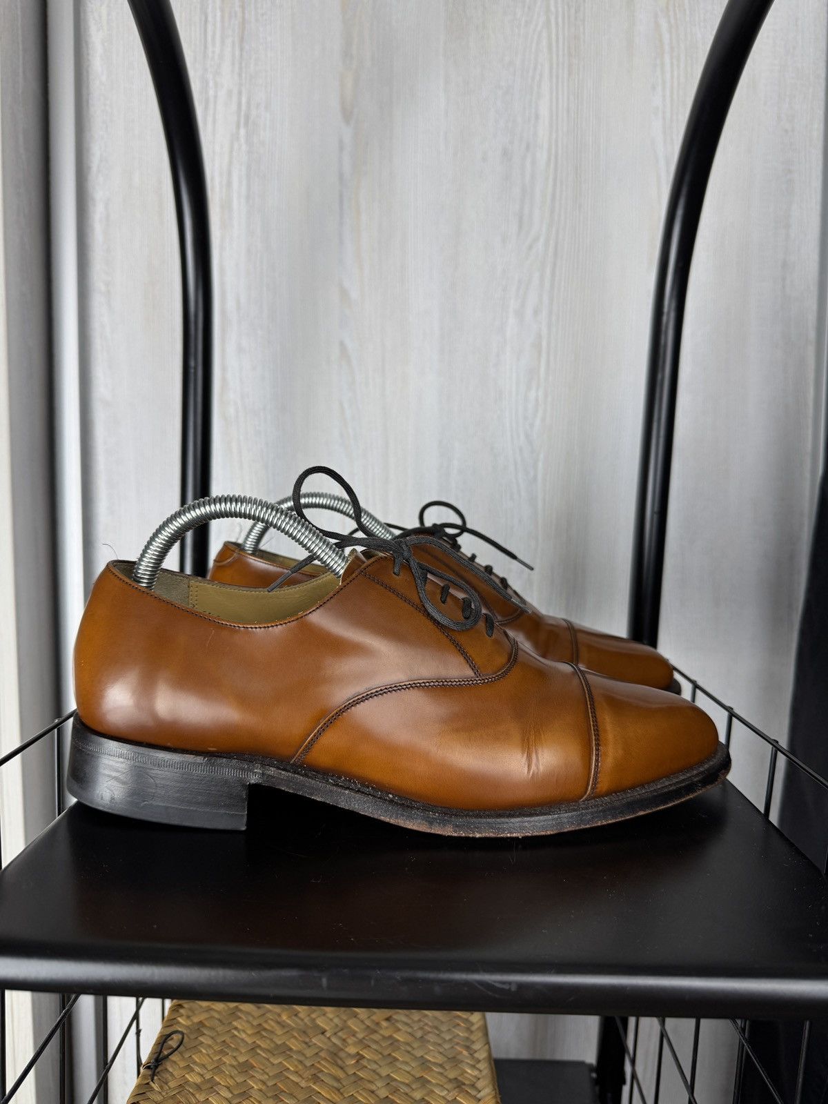 Barker Barker mens brown leather oxford formal shoes size 7.5UK Size US 8.5 / EU 41-42 - 1 Thumbnail
