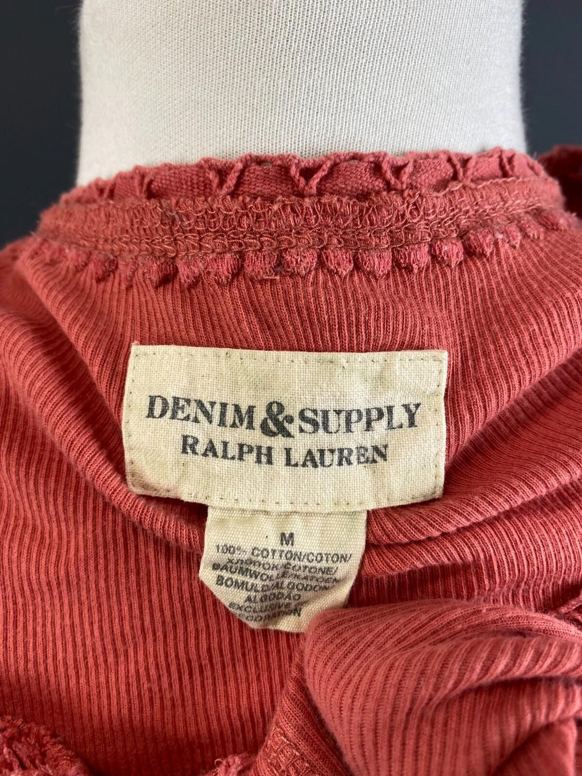 Denim & Supply Ralph Lauren Denim & Supply Ralph Lauren Ribbed Top Shirt Size M Size M / US 6-8 / IT 42-44 - 11 Thumbnail