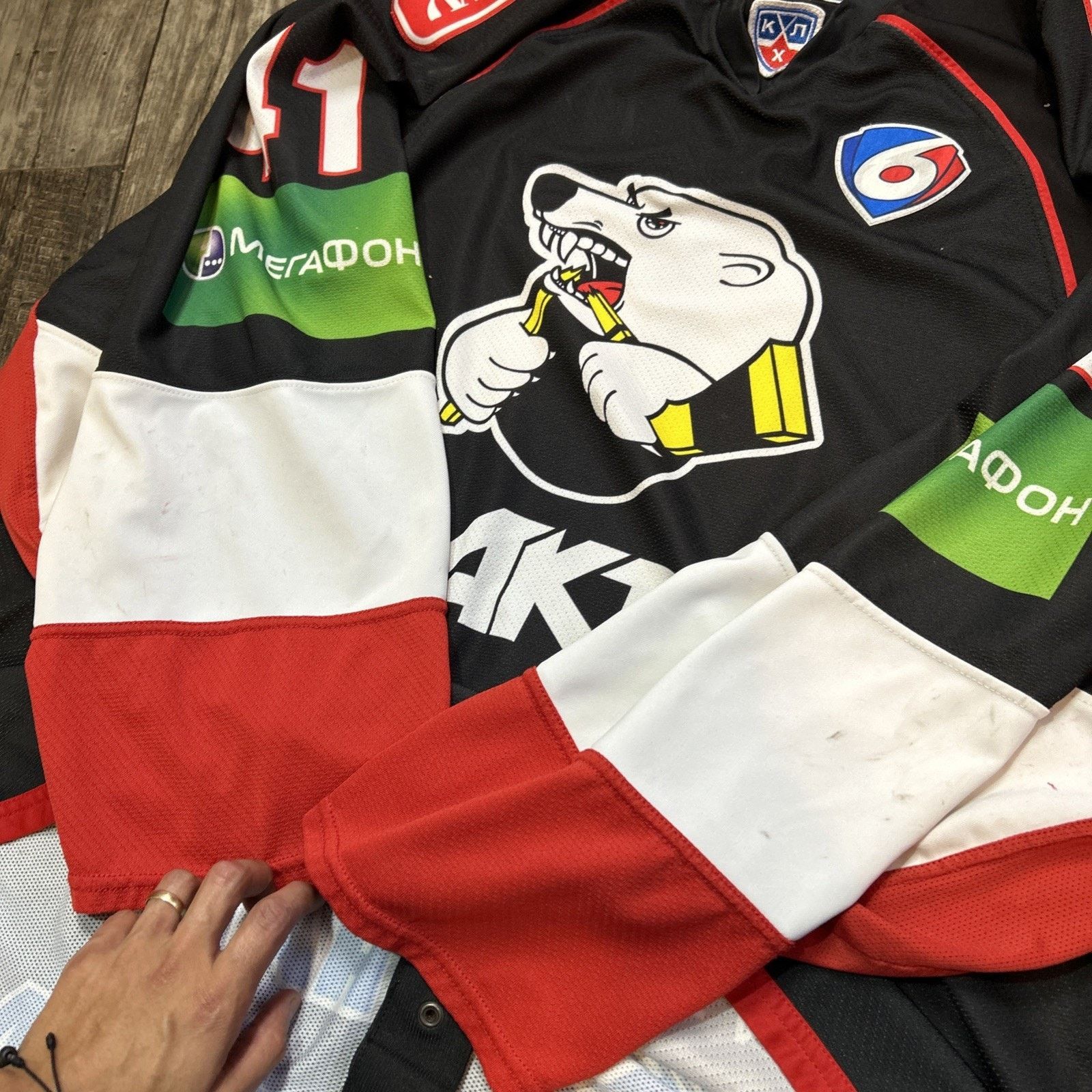 Other KHL Traktor Chelyabinsk Dimitri Kalinin Hockey Jersey 54 Size US XXL / EU 58 / 5 - 4 Thumbnail