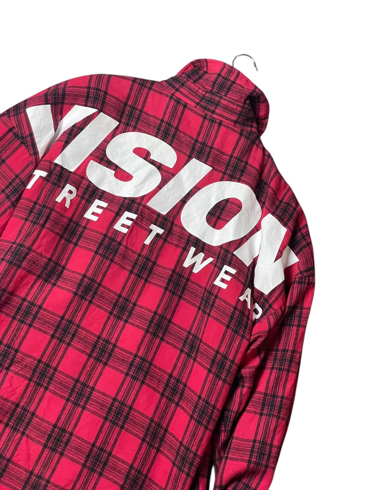 Japanese Brand × Vintage × Vision Streetwear Vision StreetWear Checkered Button Jacket (98) Size US L / EU 52-54 / 3 - 7 Thumbnail
