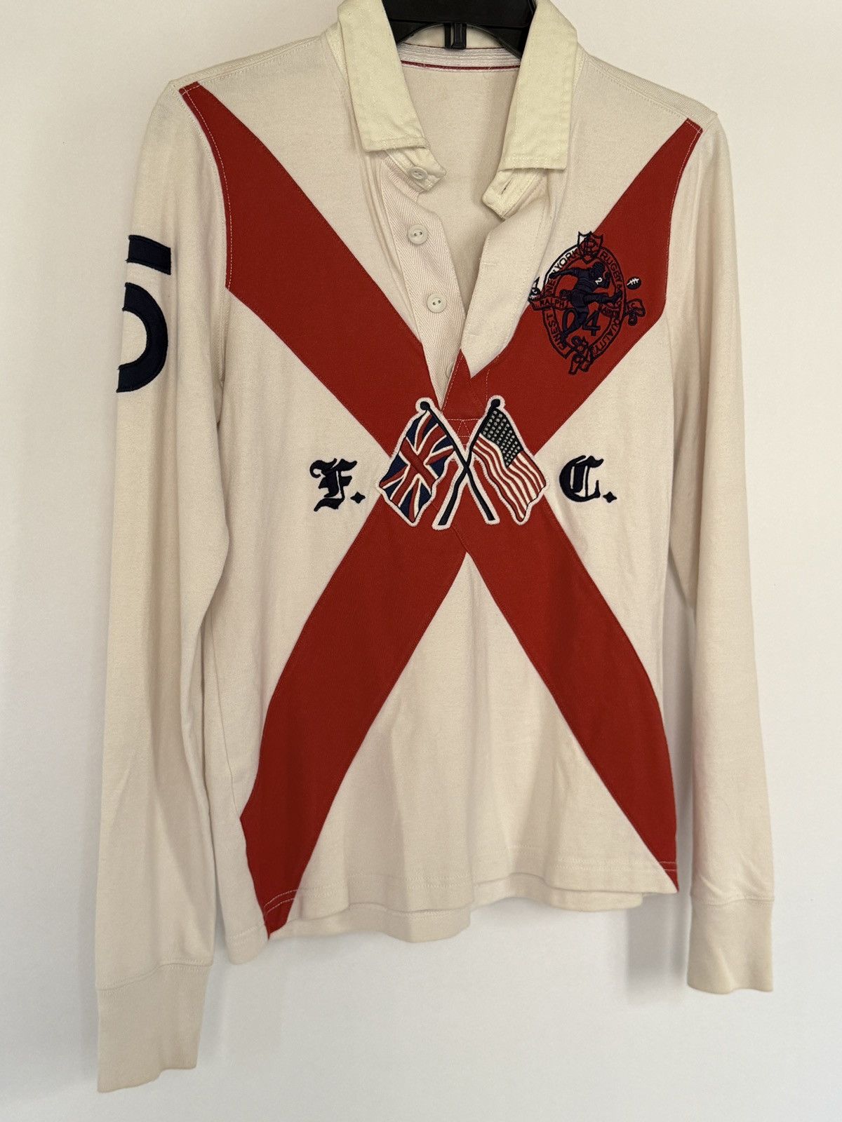 Polo Ralph Lauren RARE Polo Ralph Lauren Rugby Polo Sweater Size US M / EU 48-50 / 2 - 2 Thumbnail