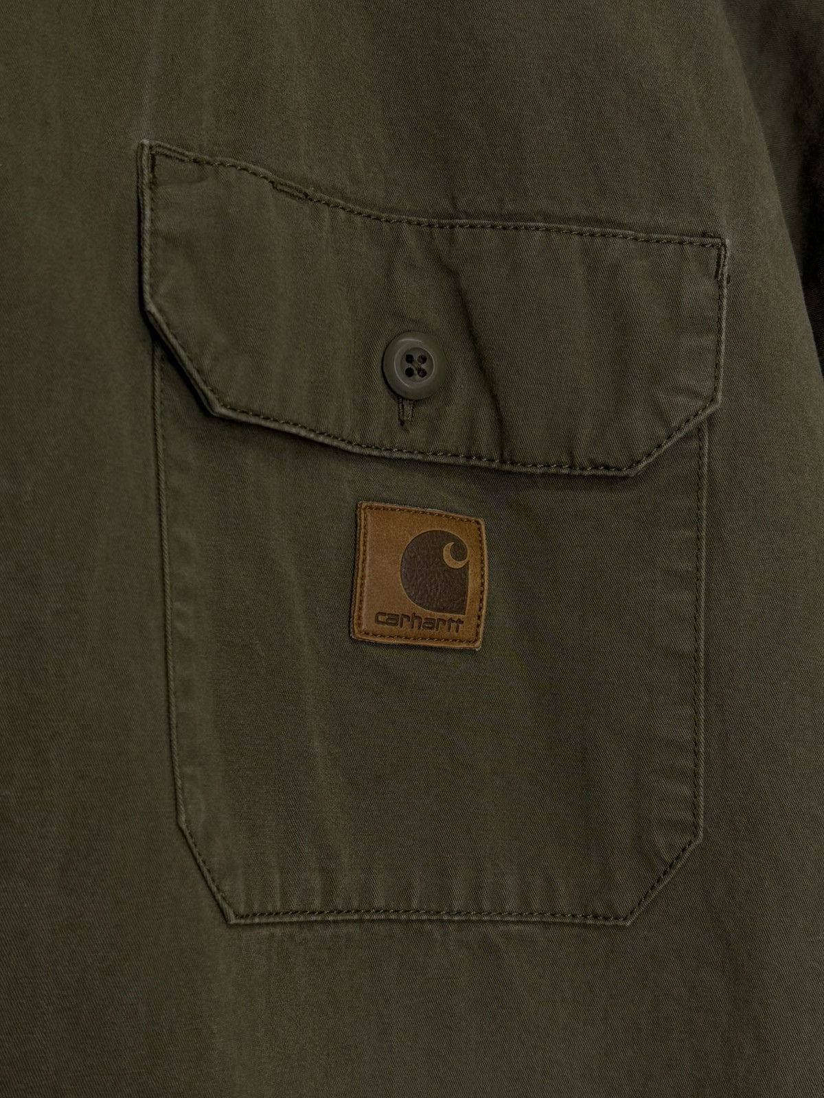 Carhartt Vintage Carhartt WIP Green S/S Master Shirt Size US XL / EU 56 / 4 - 4 Thumbnail