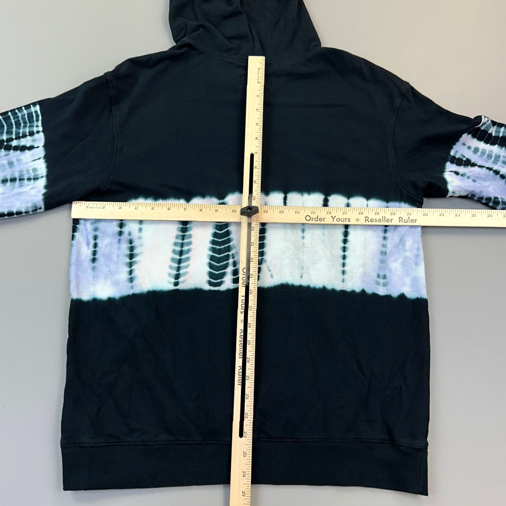 Vintage Original Use Hoodie Mens Medium Black Tie Dye Pullover Streetwear Skate Hoodie Size US M / EU 48-50 / 2 - 7 Thumbnail