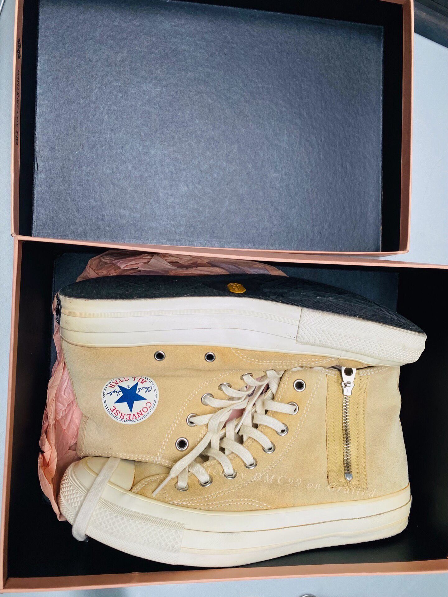 Converse × Nigo CONVERSE ADDICT CHUCK TAYLOR SUEDE NIGO Z HI BEIGE 