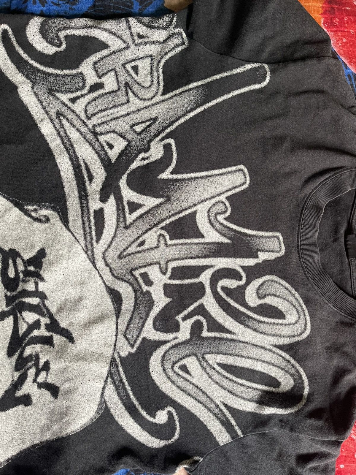 Vintage Rare JustFitid Black Graphic Tee - Urban Street Style Size US M / EU 48-50 / 2 - 4 Thumbnail