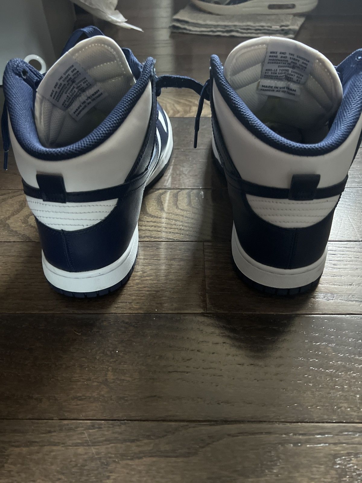 Nike Nike Dunk Hi Retro ‘Championship Navy’ Size US 10.5 / EU 43-44 - 4 Thumbnail