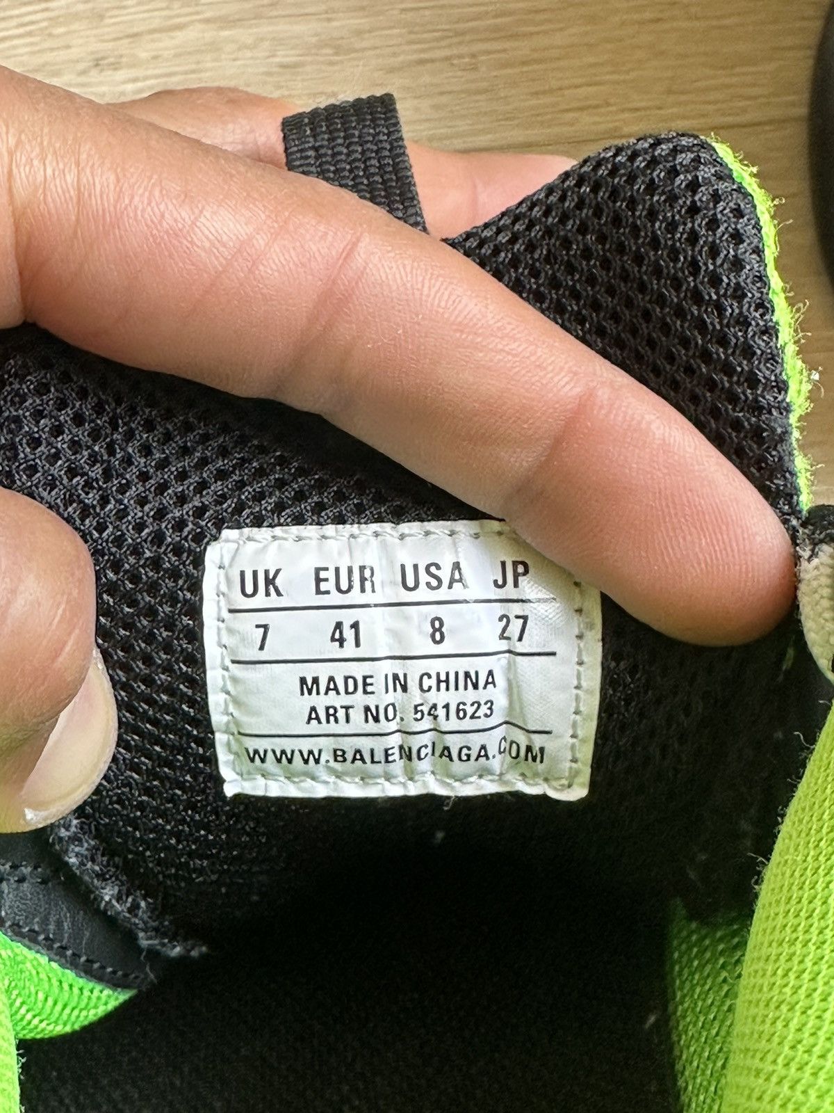 Balenciaga Balenciaga Triple S Green Size 8/41 Special Laces Size US 8 / EU 41 - 5 Thumbnail