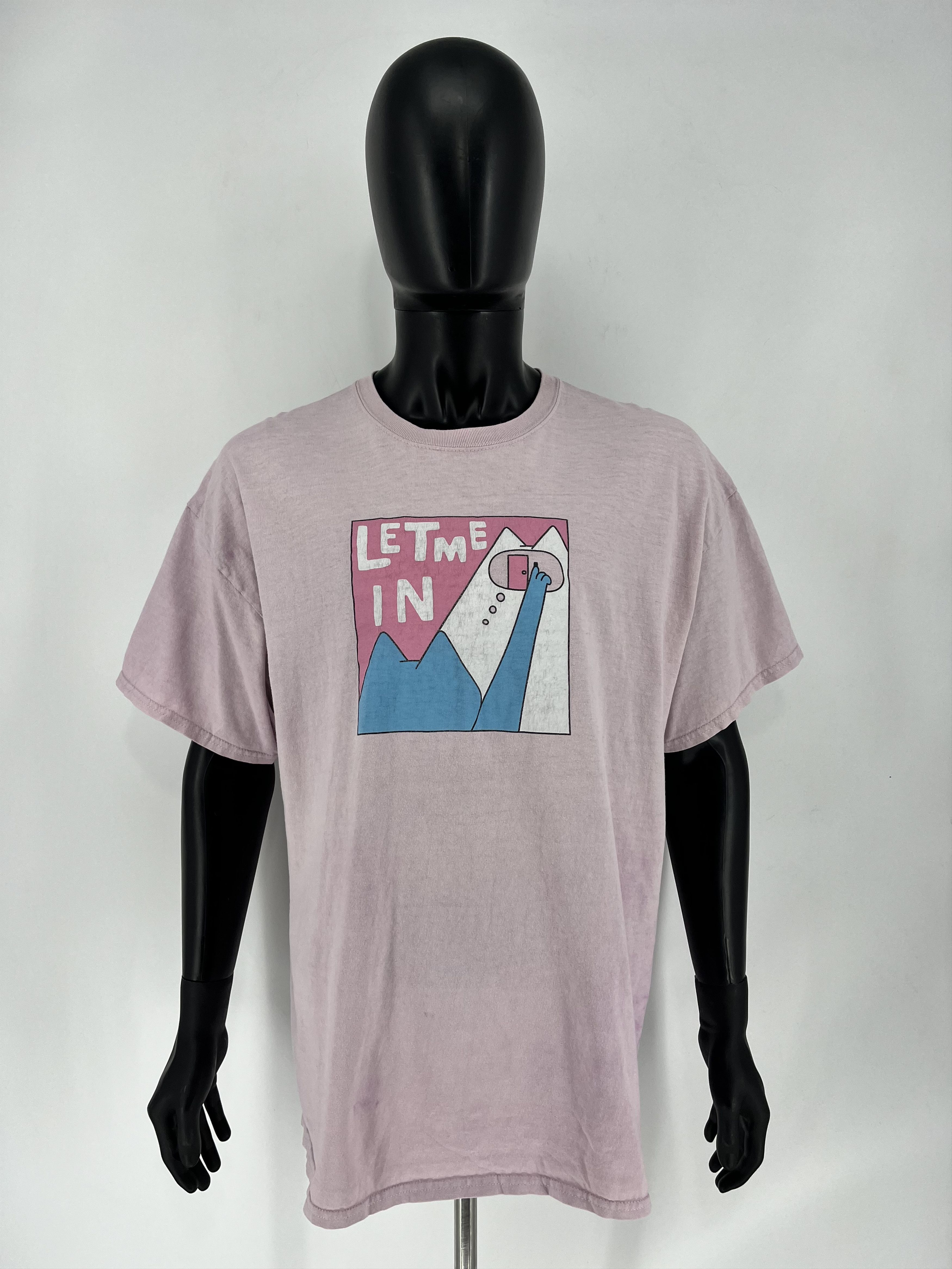 RIPNDIP Vintage Leon Karssen Cat "let Me In” Pink T-Shirts Size XXL Size US XXL / EU 58 / 5 - 3 Thumbnail