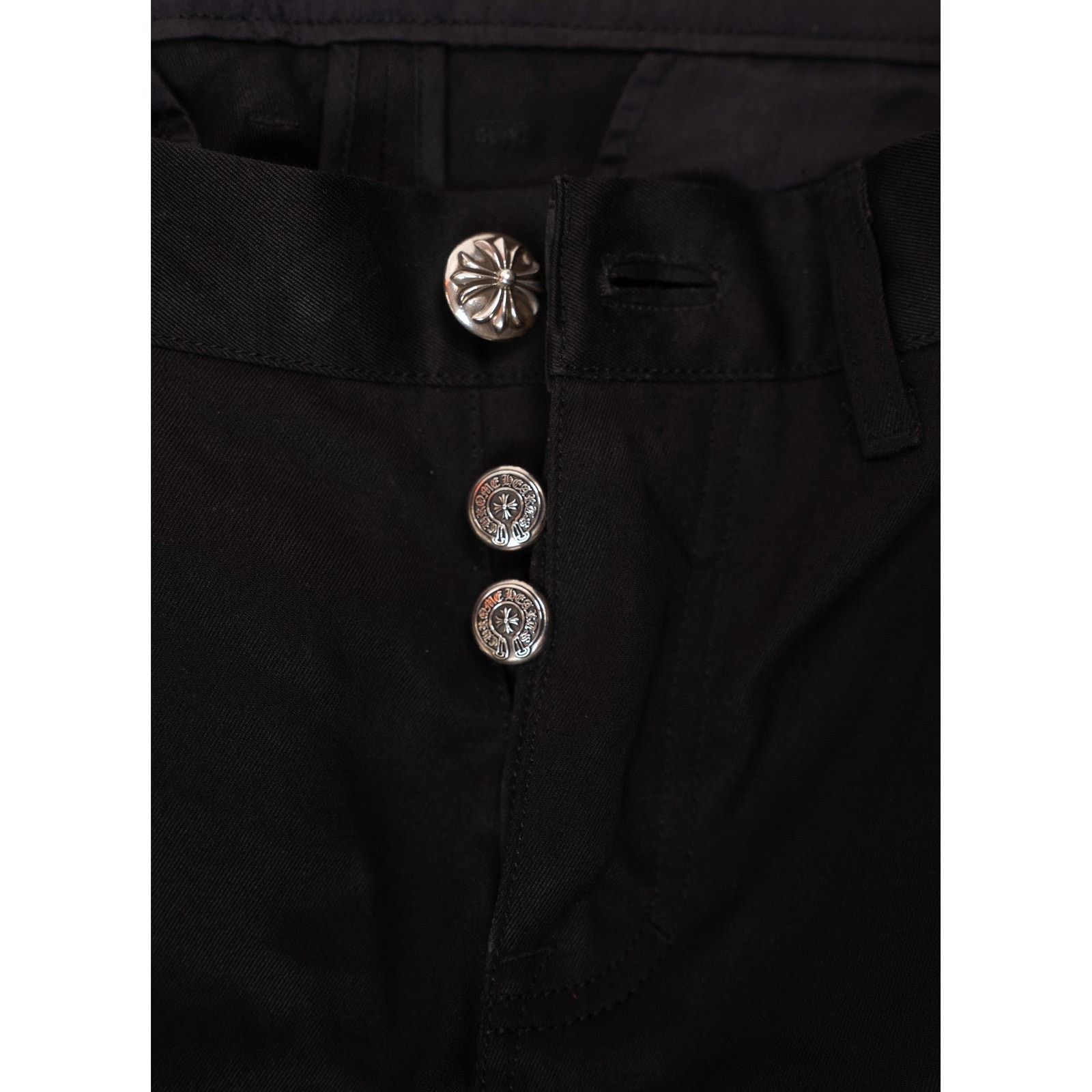 Chrome Hearts Camouflage Cross Black Chinos Jeans Size US 31 - 7 Thumbnail
