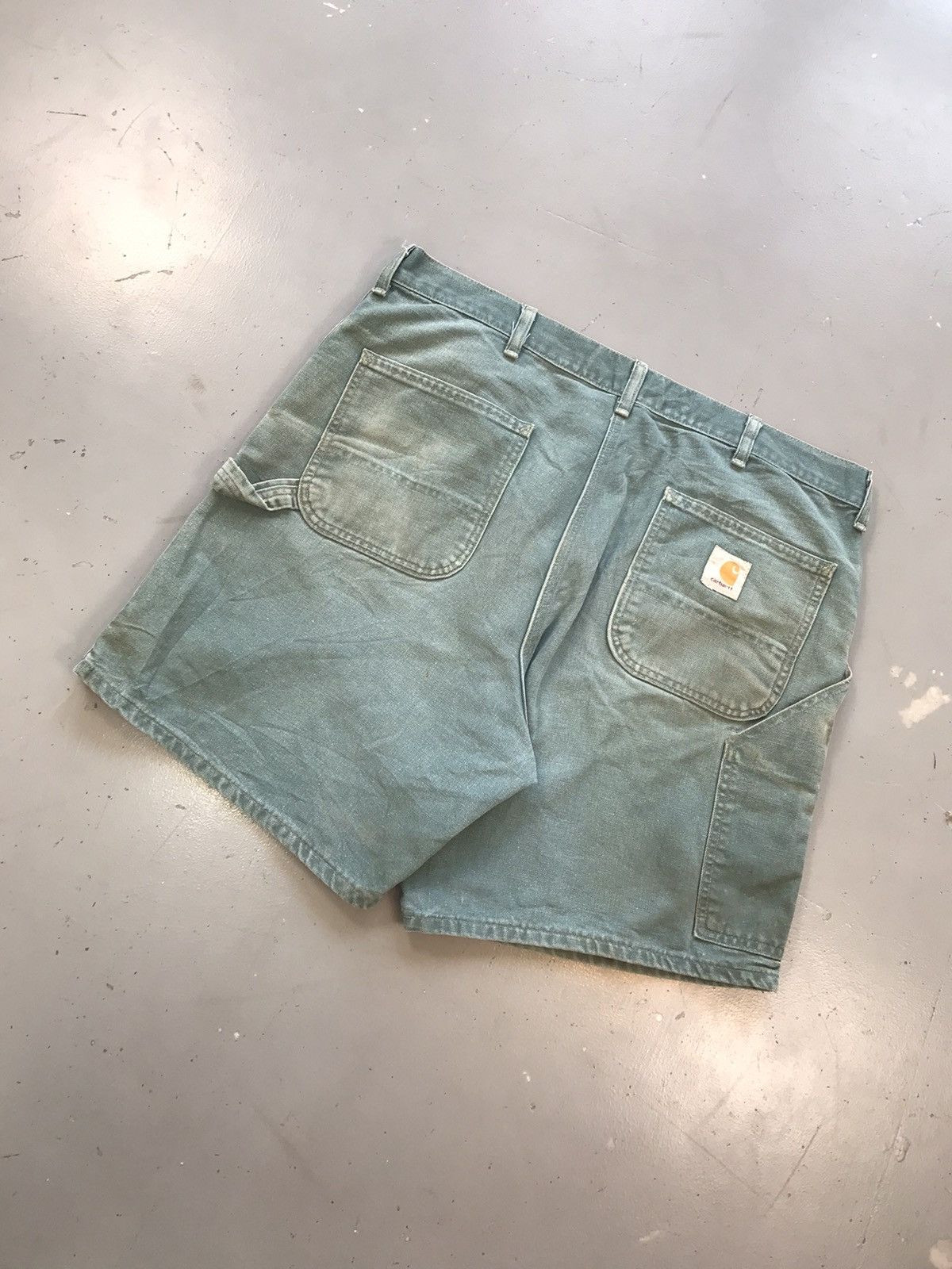 Carhartt × Vintage Vintage Carharttt WU1935 Carpenter jort Size US 39 - 5 Thumbnail