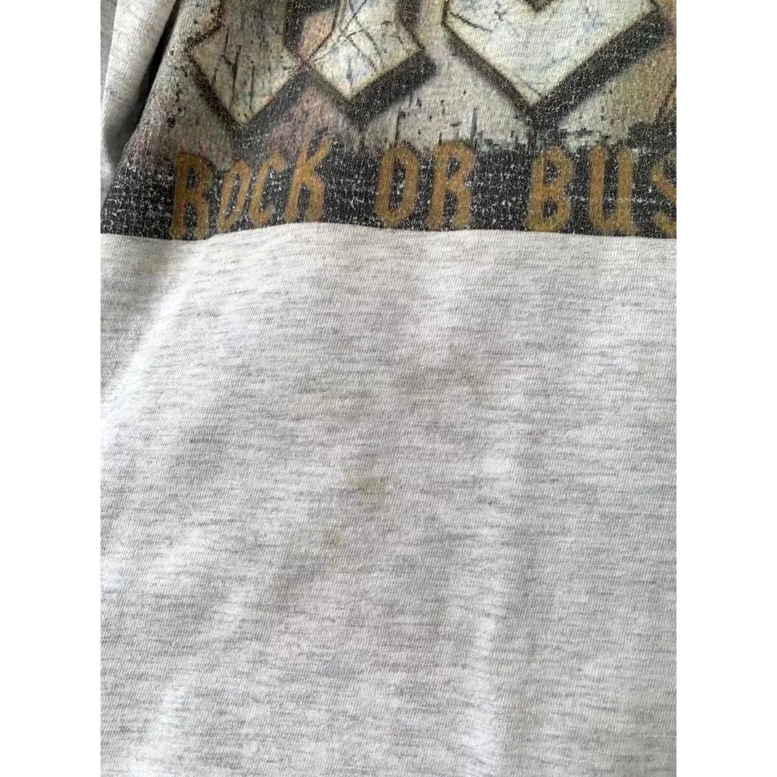 Vintage VINTAGE AC/DC ROCK OR BUST WORLD TOUR ROCK METAL BAND TEE T-SHIRT MEN'S XL Size US XL / EU 56 / 4 - 6 Thumbnail