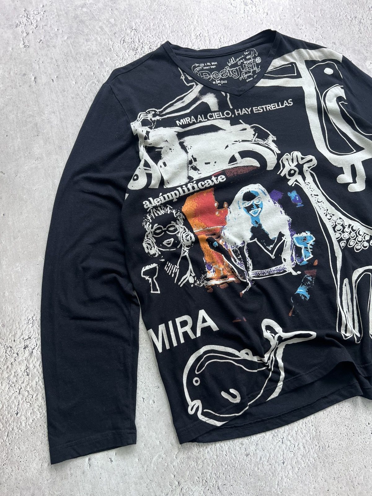 If Six Was Nine × Japanese Brand × Le Grande Bleu (L.G.B.) Beaumont carr poem punk style long sleeve Size US XL / EU 56 / 4 - 3 Thumbnail