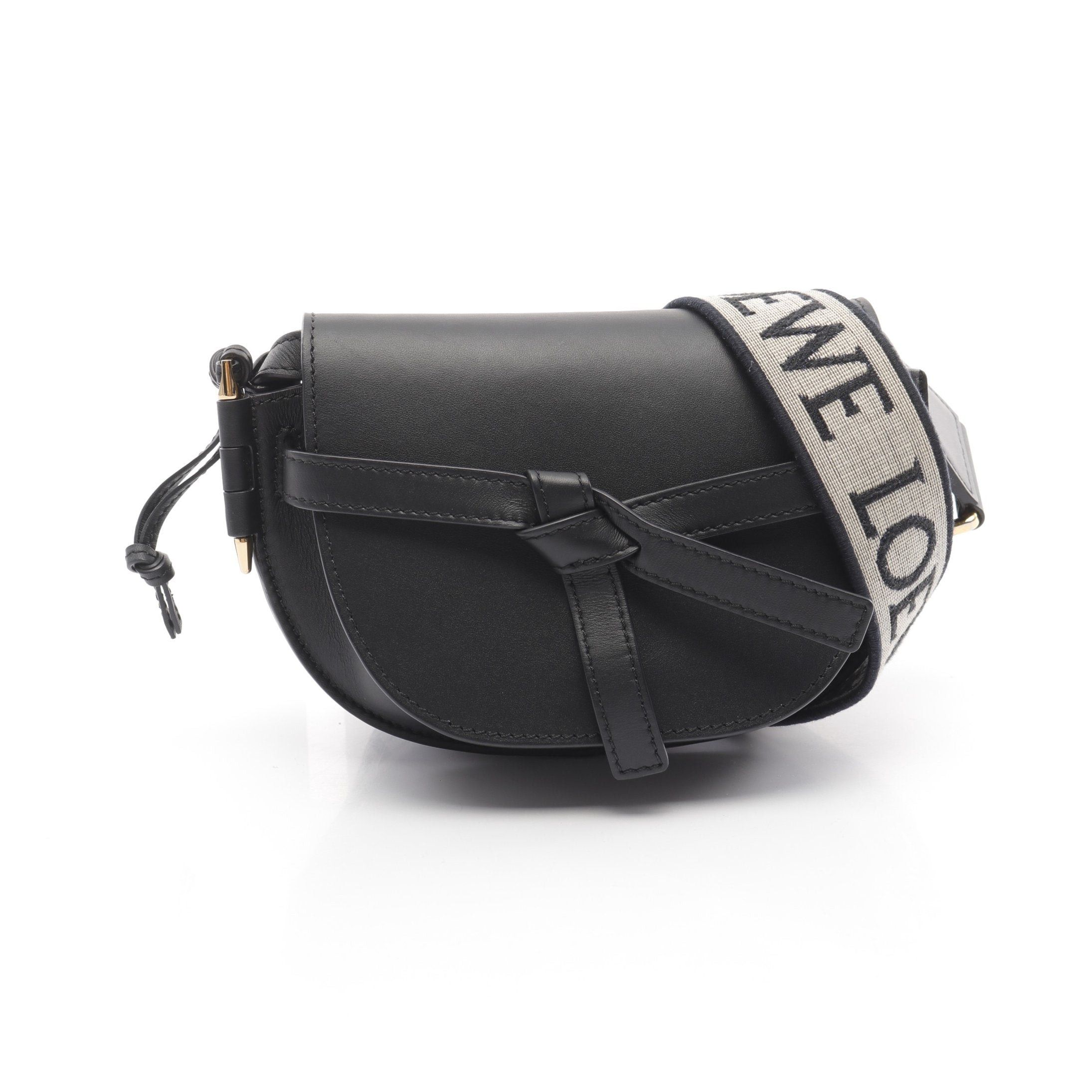 Loewe Loewe Gate Dual Bag Mini Shoulder Leather Black Size ONE SIZE - 1 Thumbnail