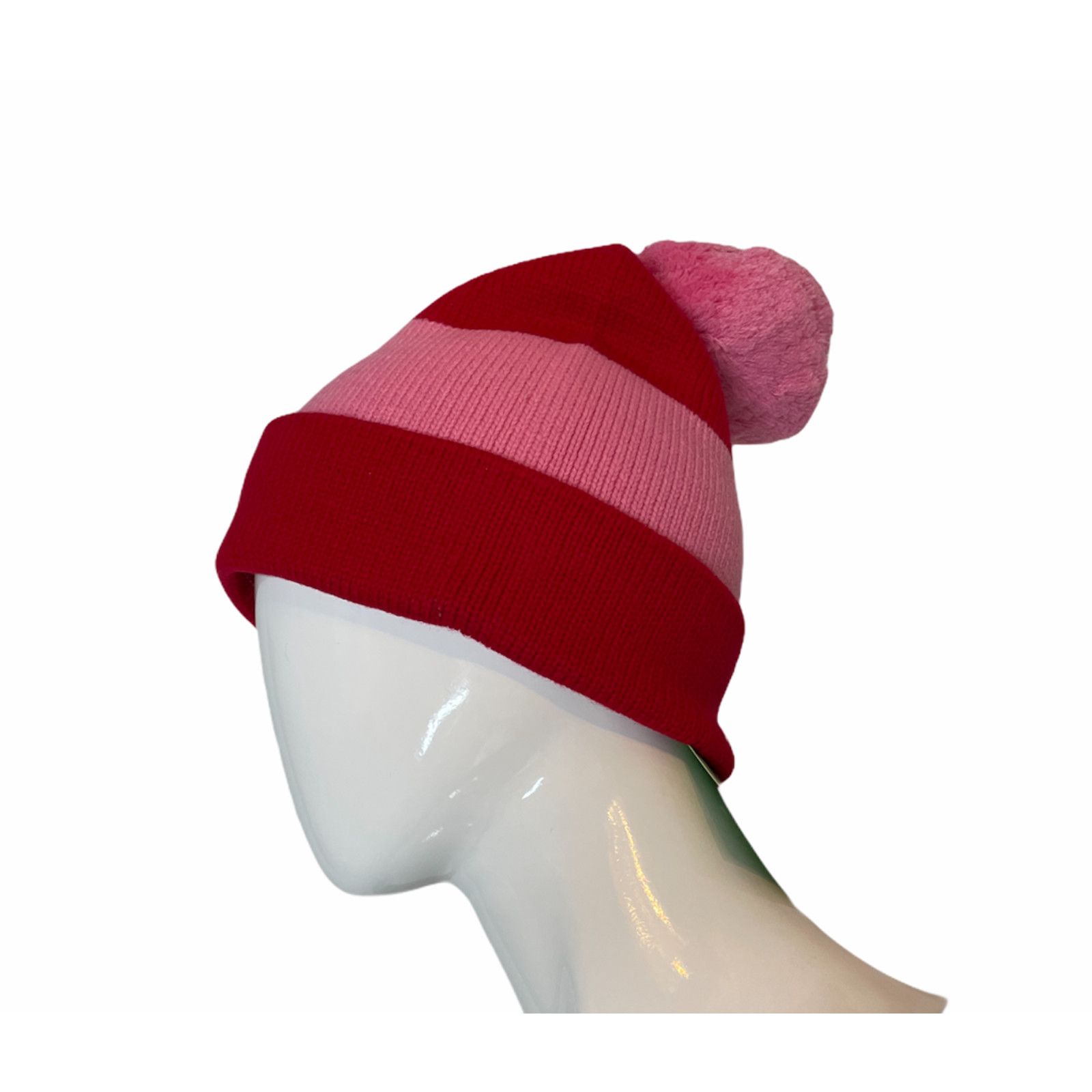 Kate Spade Kate Spade color block Winter Hat knit beanie Pink Red Size ONE SIZE - 6 Thumbnail