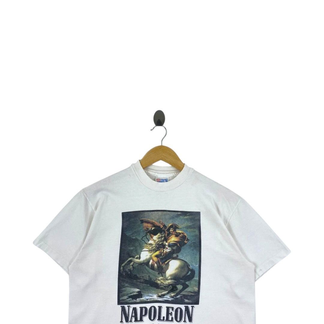 Hanes Vintage 1993 NAPOLEON MEMPHIS EXHIBITION Promo Tee Shirt Size M / US 6-8 / IT 42-44 - 2 Thumbnail