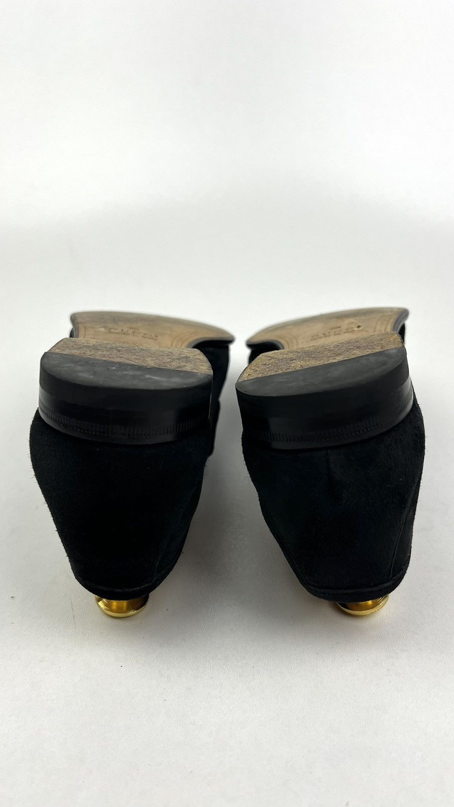 Gucci GUCCI Loafers Suede Leather Shoes HORSEBIT Buckle Black Mens Size US 10 / EU 43 - 11 Thumbnail