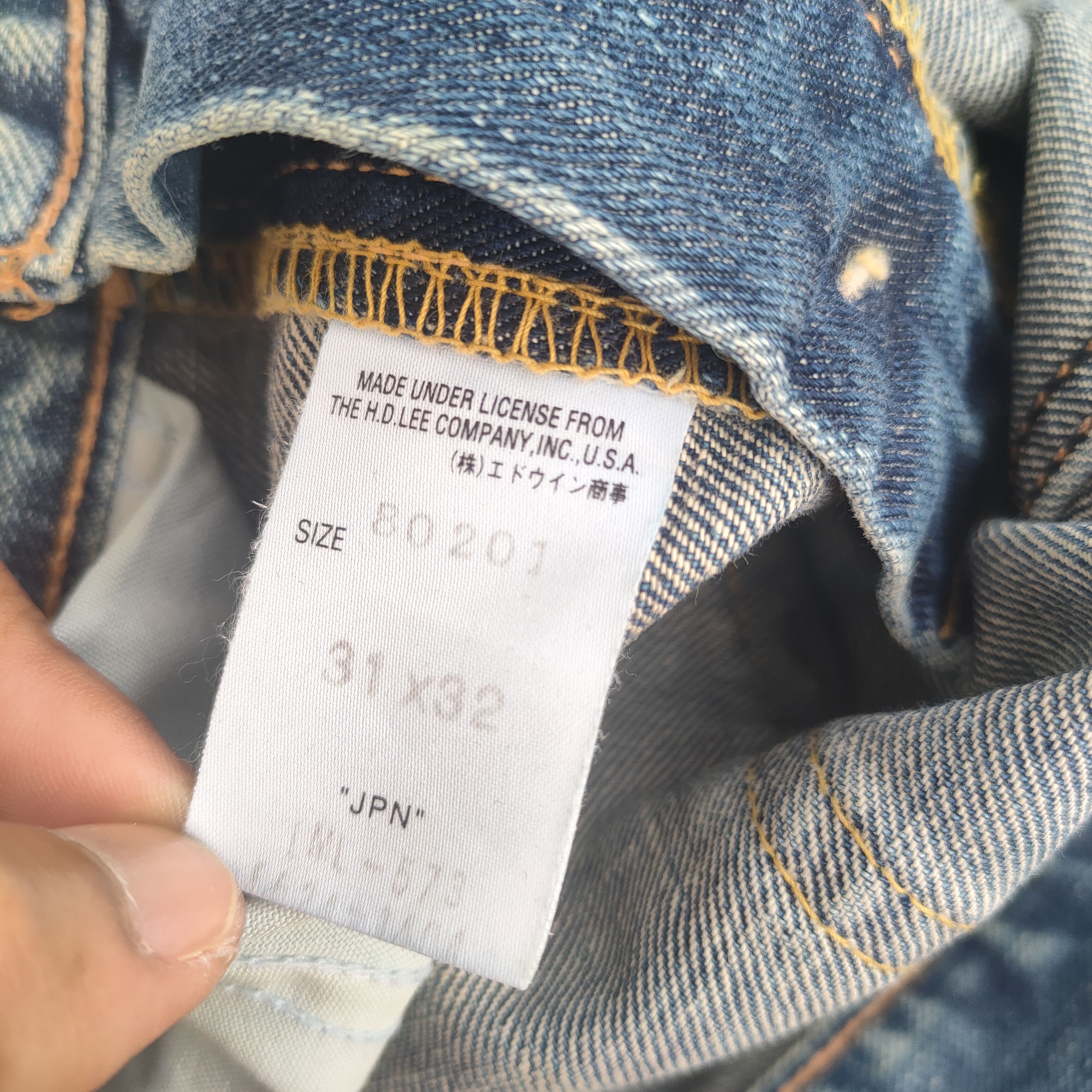 Lee VINTAGE LADY LEE RIDER FADED JEANS DENIM PANTS Size US 32 / EU 48 - 12 Thumbnail