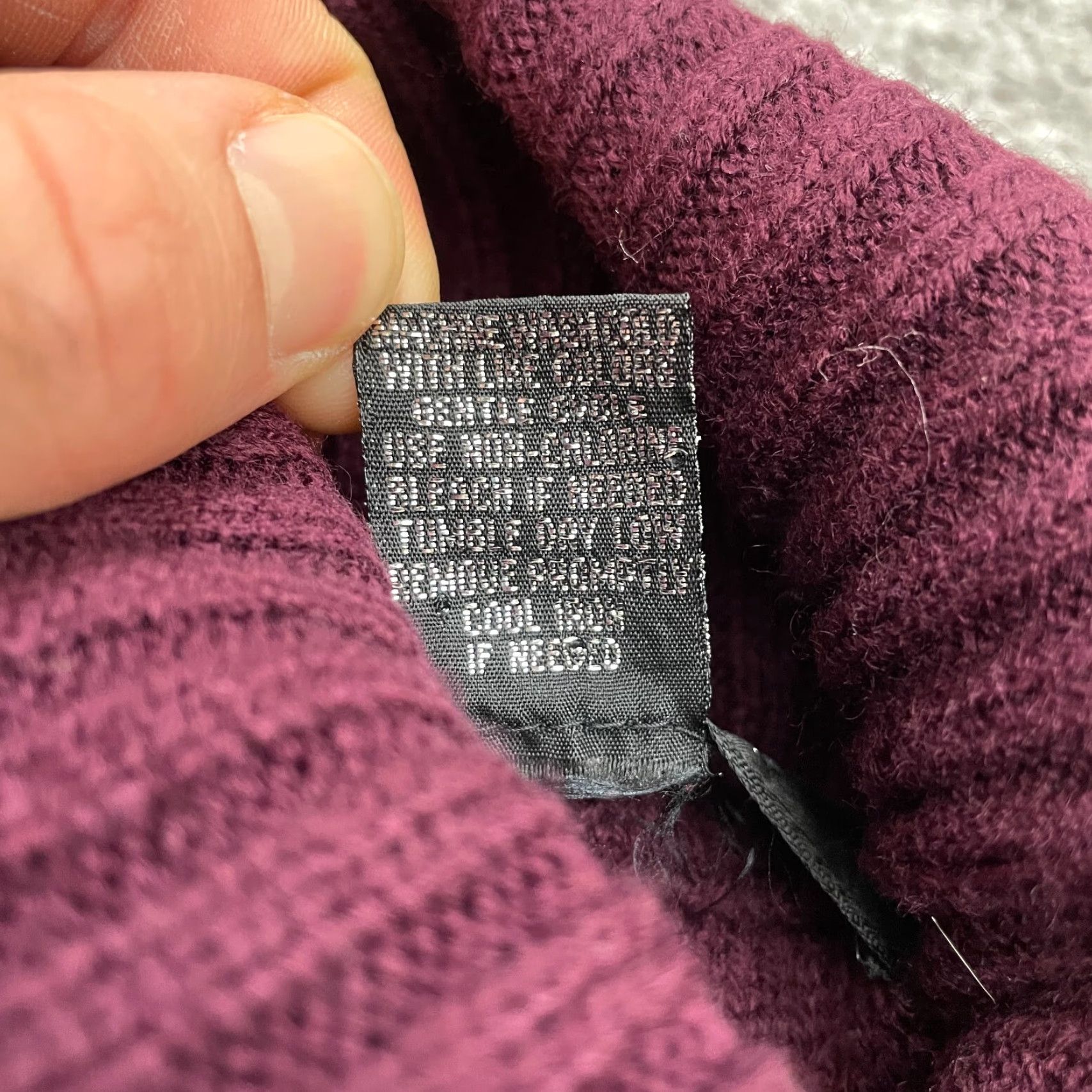 Vintage 89th & Madison Sweater Women Medium Purple Solid Knit Turtleneck Pullover Classic Designer Size M / US 6-8 / IT 42-44 - 4 Thumbnail