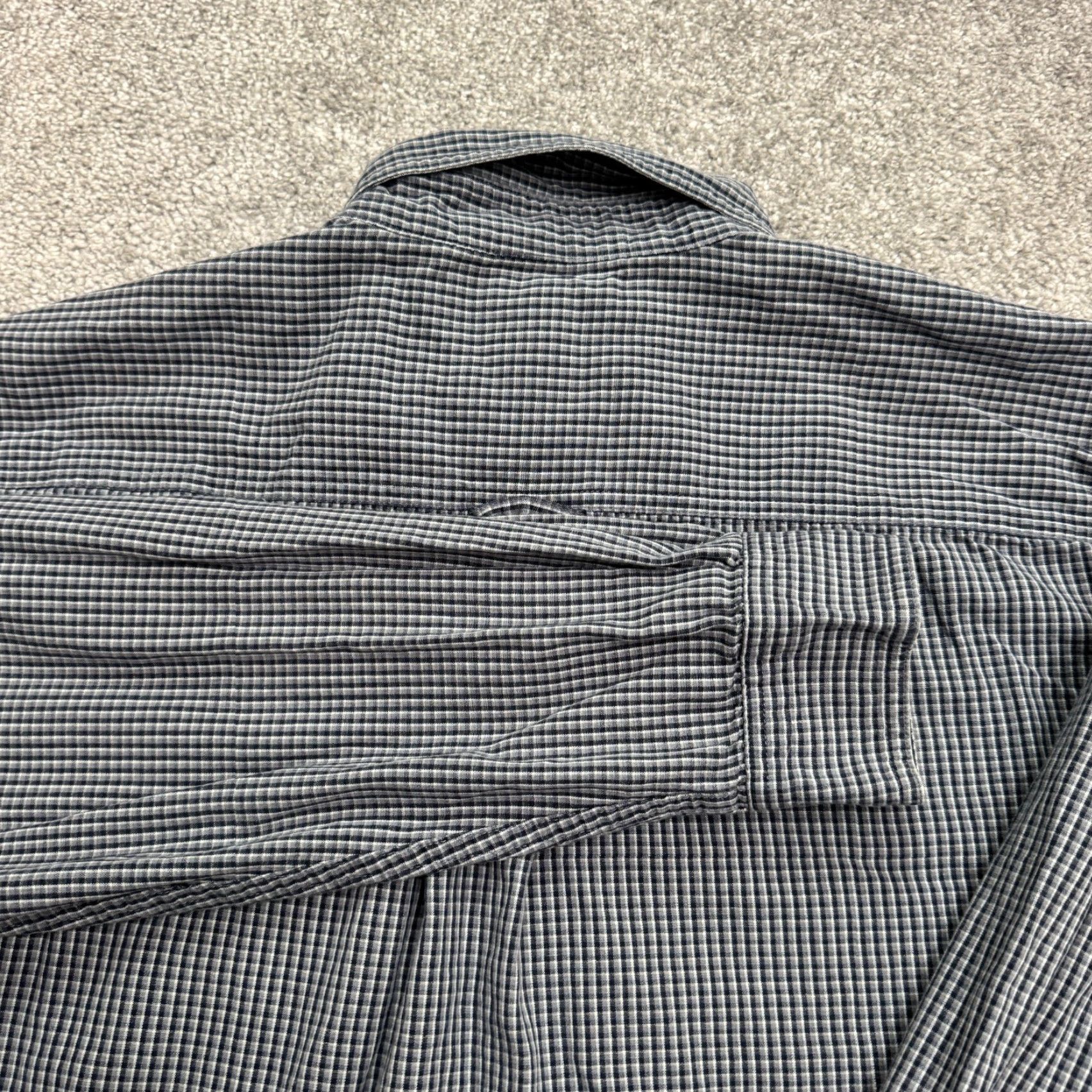 Vintage Columbia Men's Blue Plaid Cotton Button-Down Shirt Large Casual Outdoor Camp Hiking Size US L / EU 52-54 / 3 - 3 Thumbnail