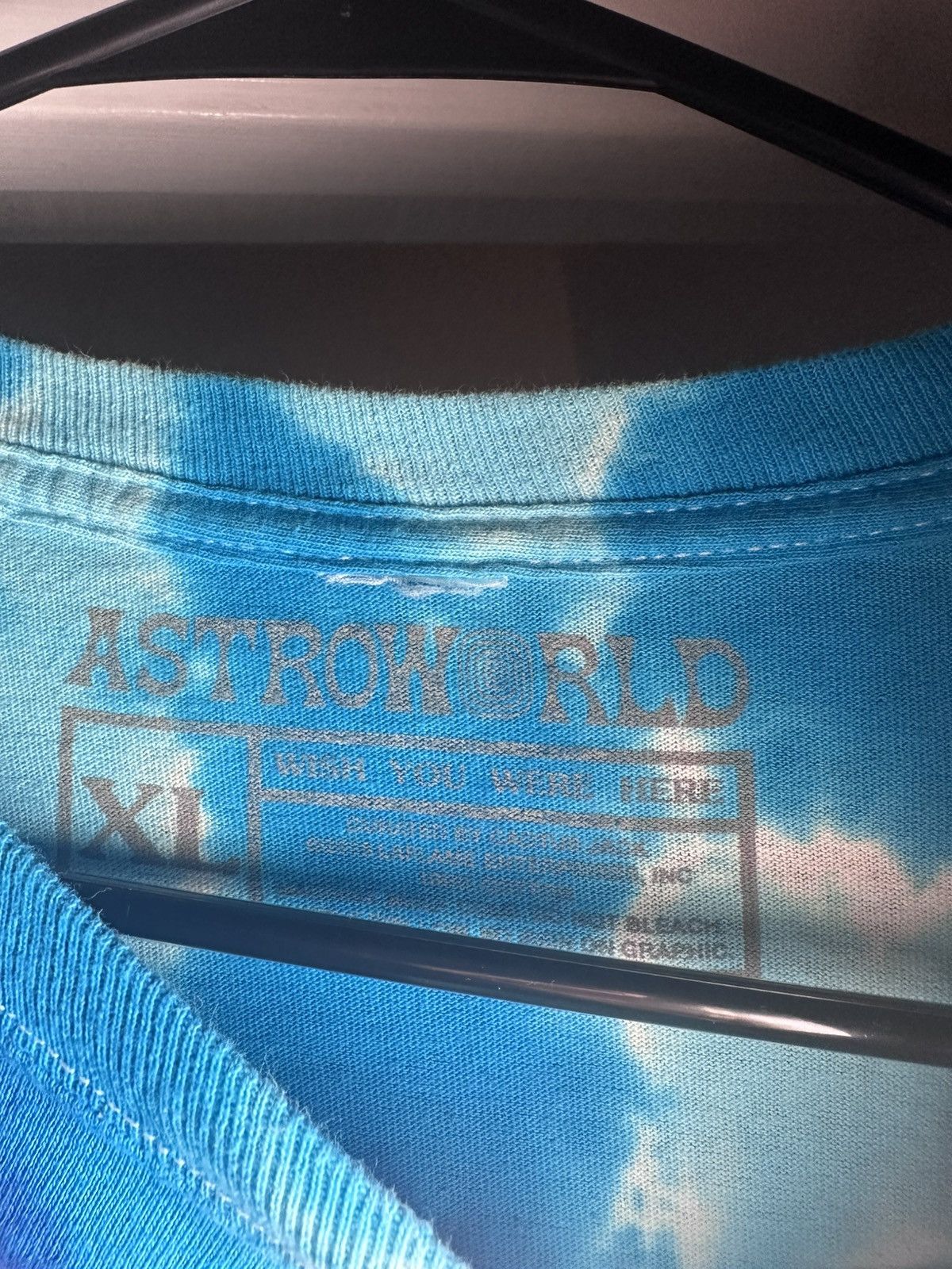 Travis Scott ASTROWORLD TIE DYE TOUR LONG SLEEVE Size US XL / EU 56 / 4 - 3 Thumbnail