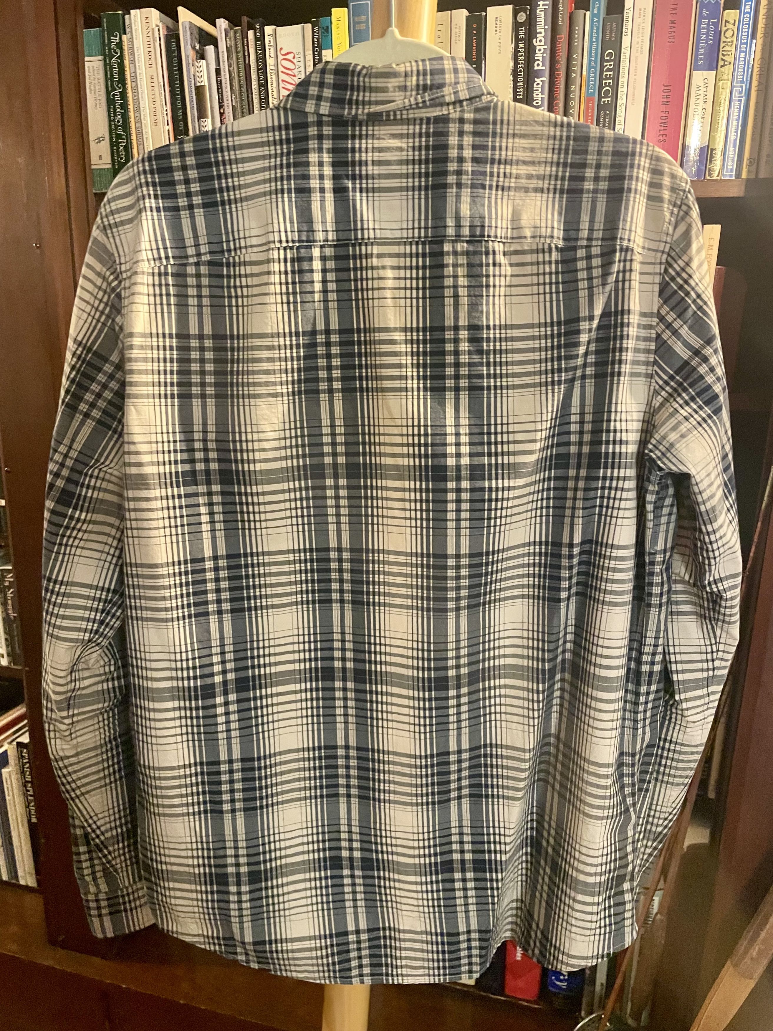 A.P.C. Optical plaid button-down shirt Size US M / EU 48-50 / 2 - 2 Thumbnail