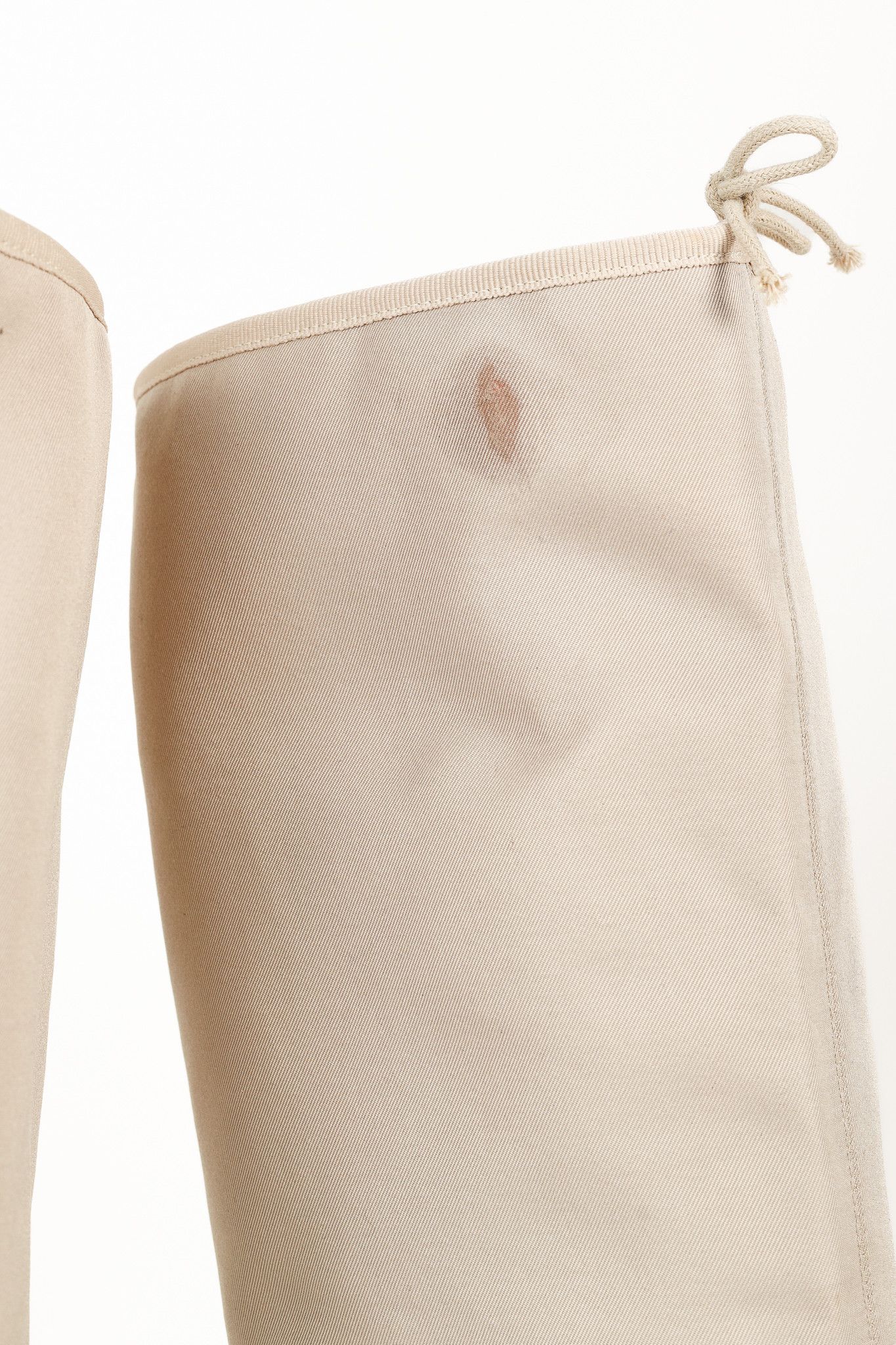 Repetto Repetto Beige & Cognac Canvas Leather Tall Boots Size US 7 / IT 37 - 10 Thumbnail