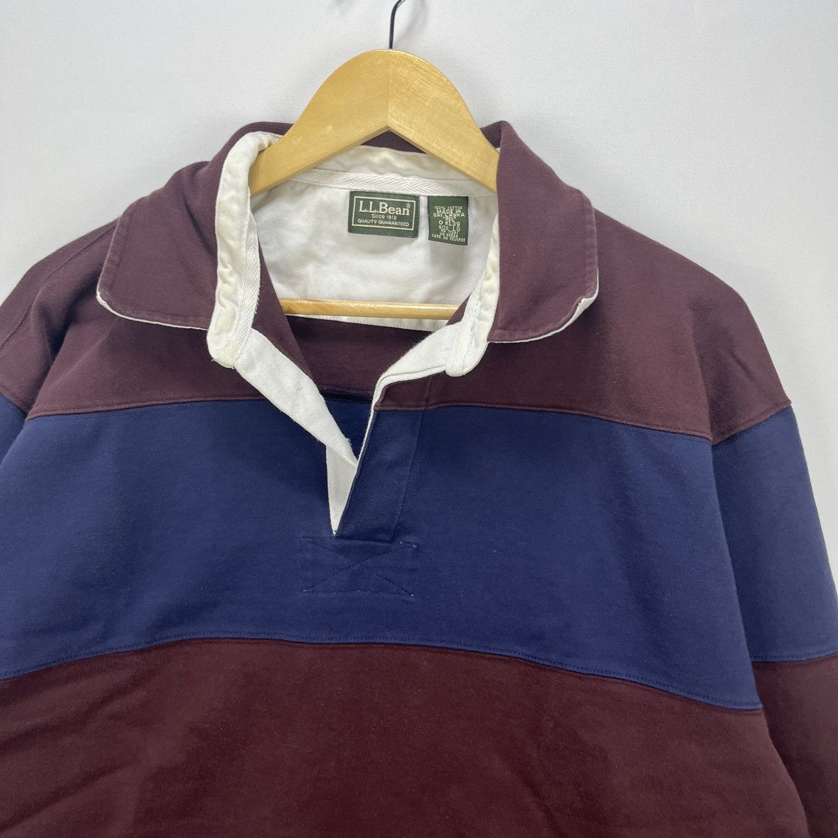 L.L. Bean × Vintage Vintage LL Bean Rugby Shirt XL Size US XL / EU 56 / 4 - 2 Thumbnail