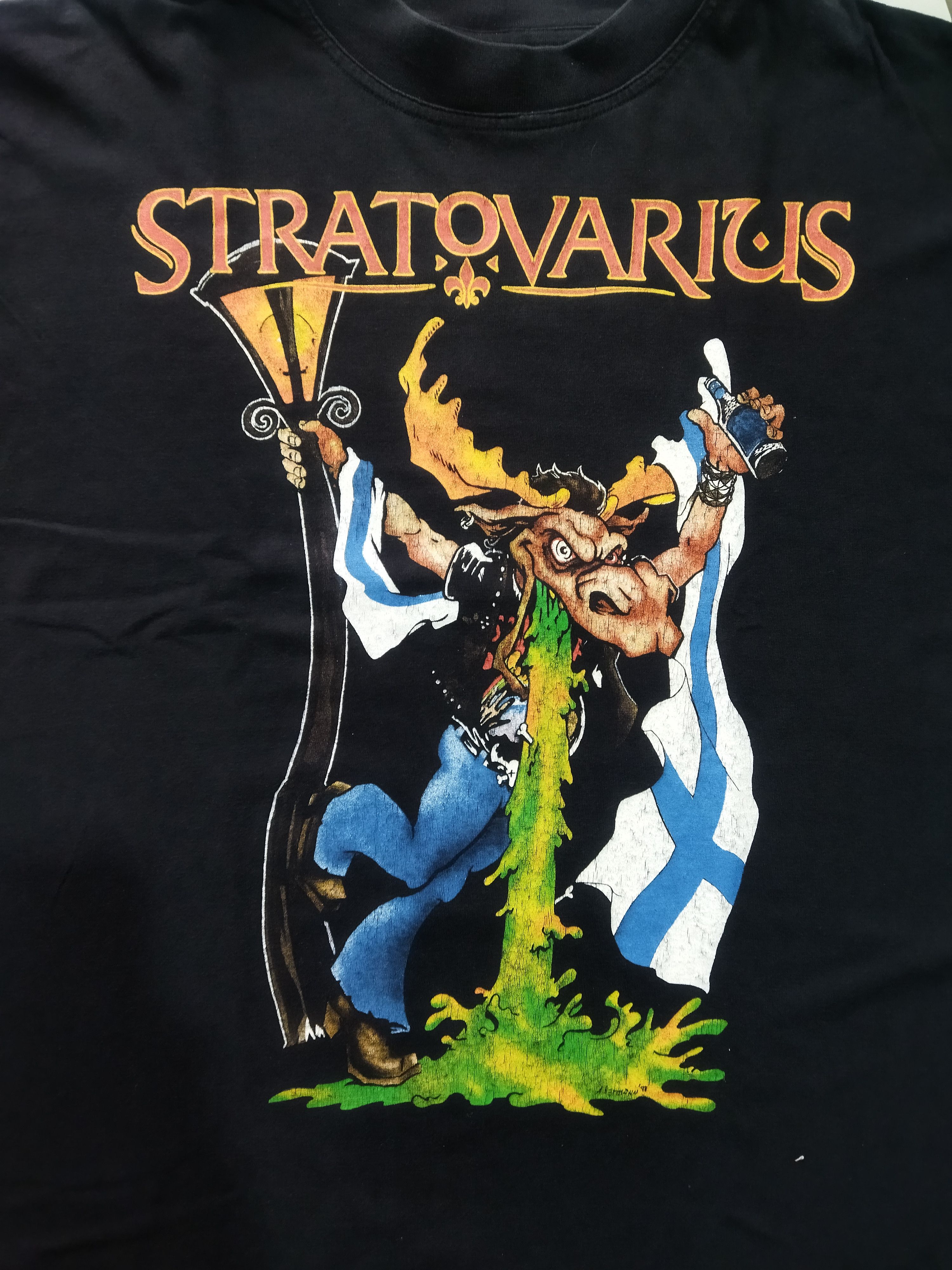 Band Tees Vintage tour 1998 STRATOVARIUS Size US XL / EU 56 / 4 - 2 Thumbnail