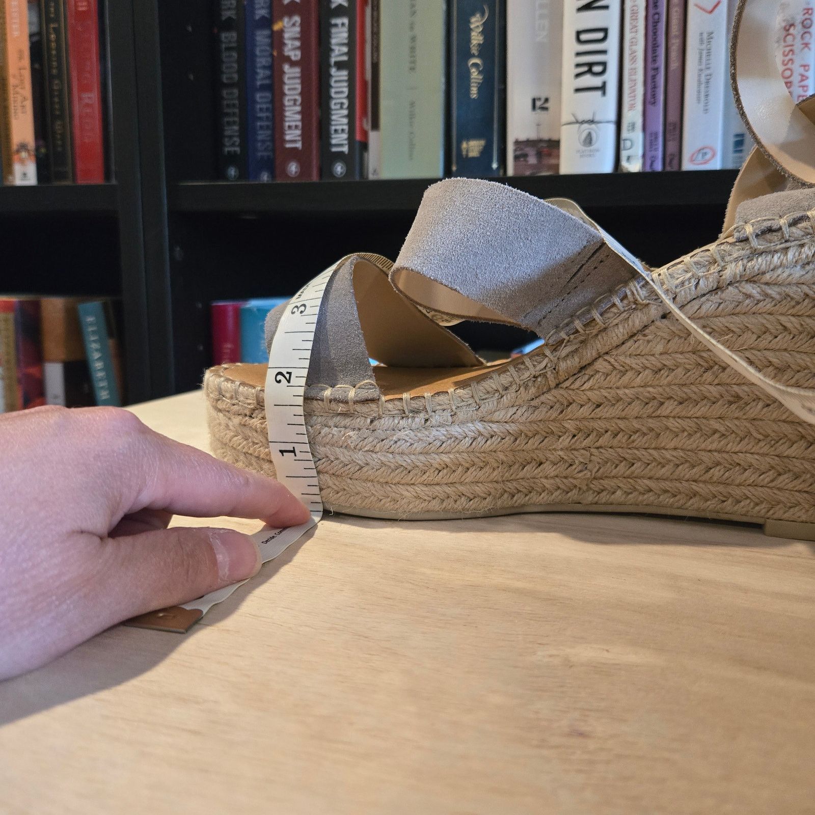 Dolce Vita Dolce Vita Shae sz 10 M wedge espadrille tan/gray Size US 10 / IT 40 - 5 Thumbnail