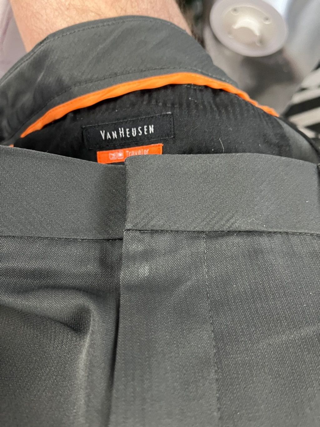Van Heusen Men's Van Heusen Dress Pants Size 38x32 Gray Size US 38 / EU 54 - 4 Thumbnail