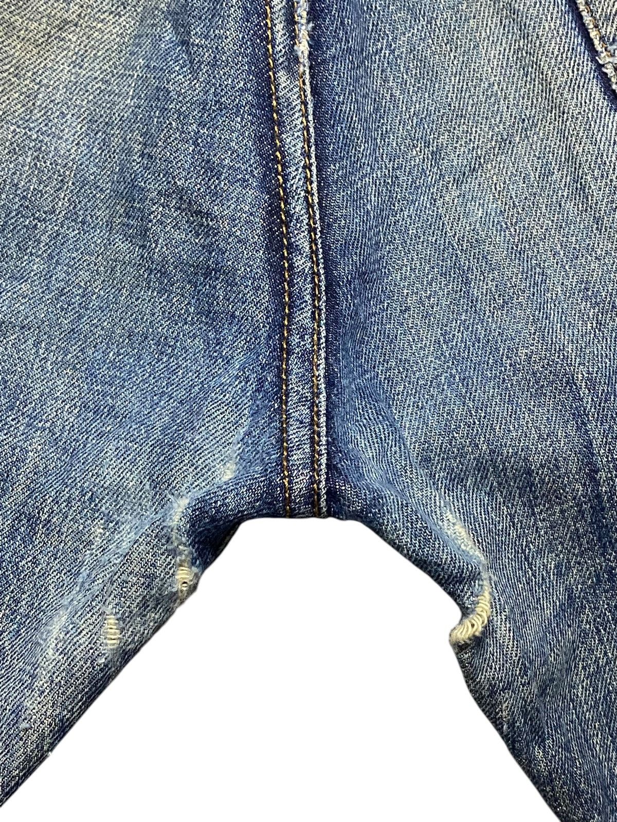 Vintage Vintage Calvin Klein Selvedge Mud Wash Distressed Loose Jean Size US 32 / EU 48 - 19 Thumbnail