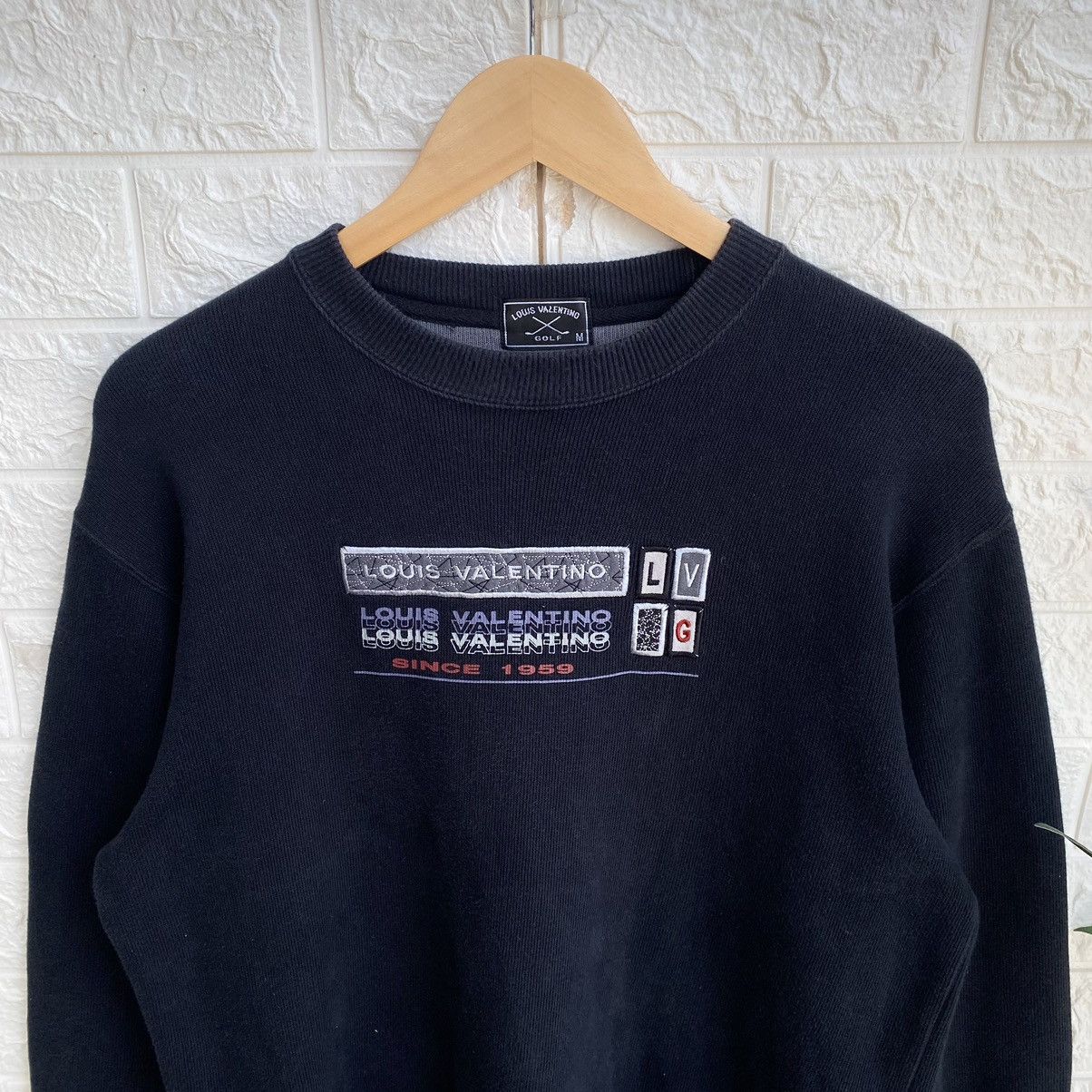 Valentino × Vintage Vintage Louis Valentino Golf Sweatshirt Crewneck Size US M / EU 48-50 / 2 - 2 Thumbnail